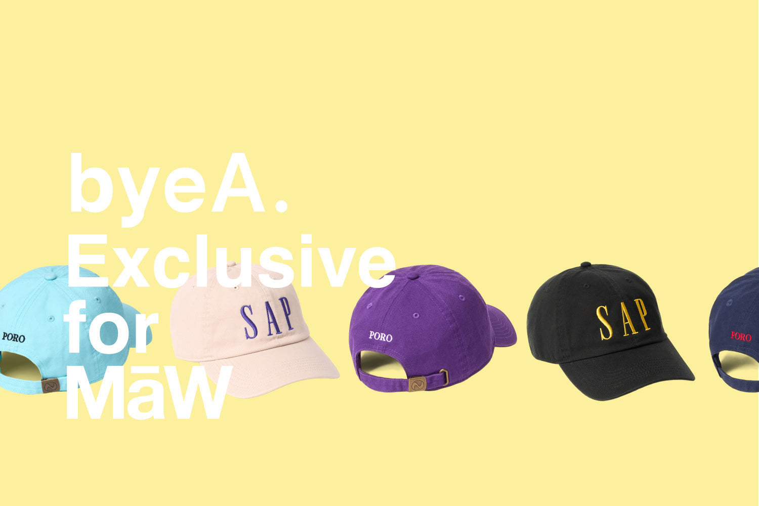 byeA. × MaW Exclusive Items|byeA.(バイエー)OFFICIAL ONLINE STORE