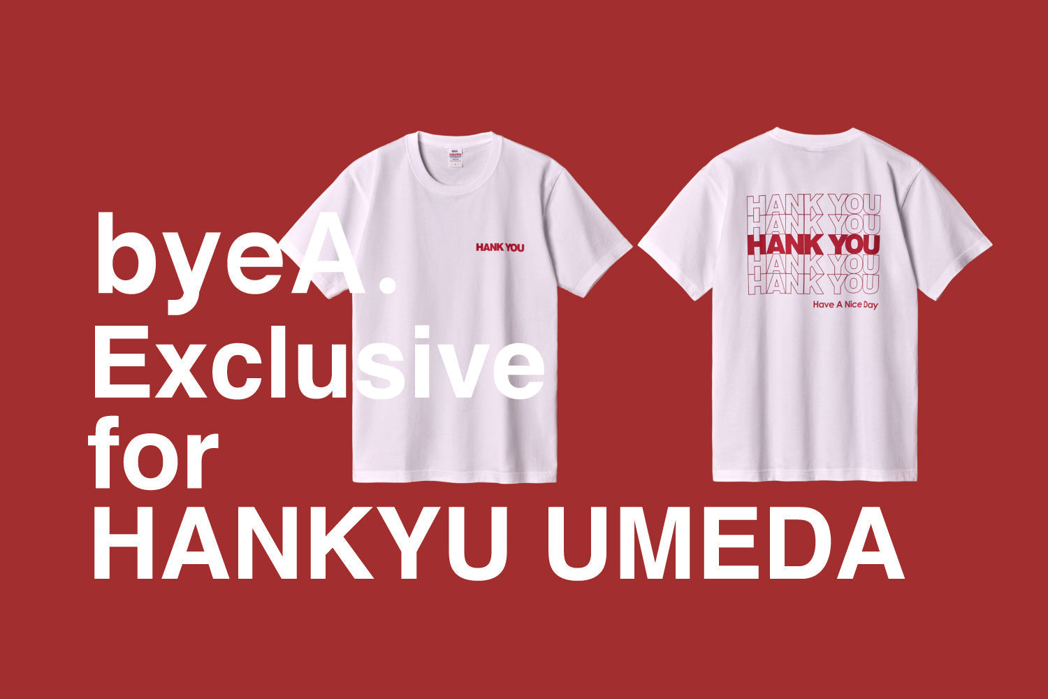 byeA. × HANKYU UMEDA Exclusive Collection
