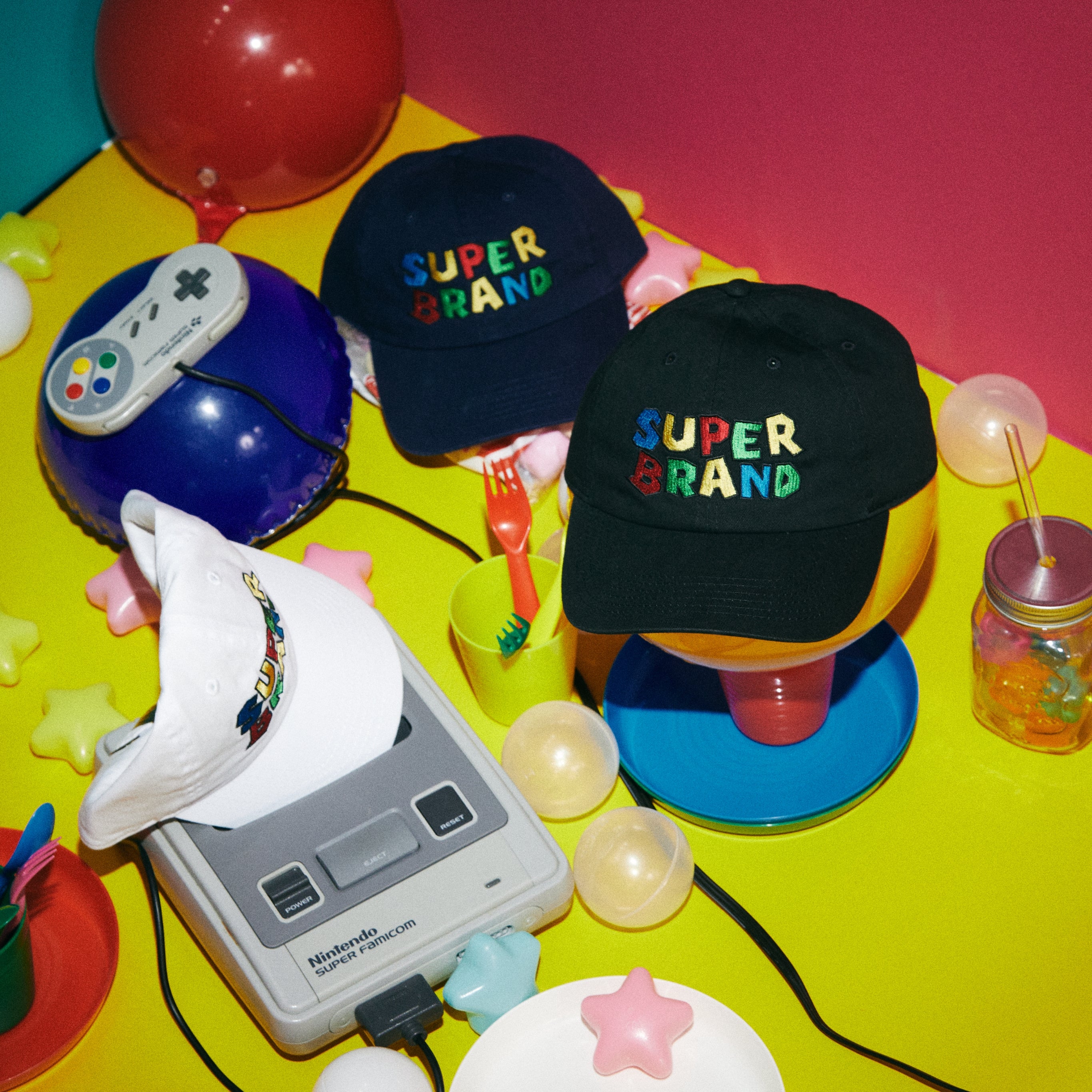 SUPER BRAND CAP WHITE(スーパーブランドキャップホワイト)|byeA.(バイエー)OFFICIAL ONLINE STORE