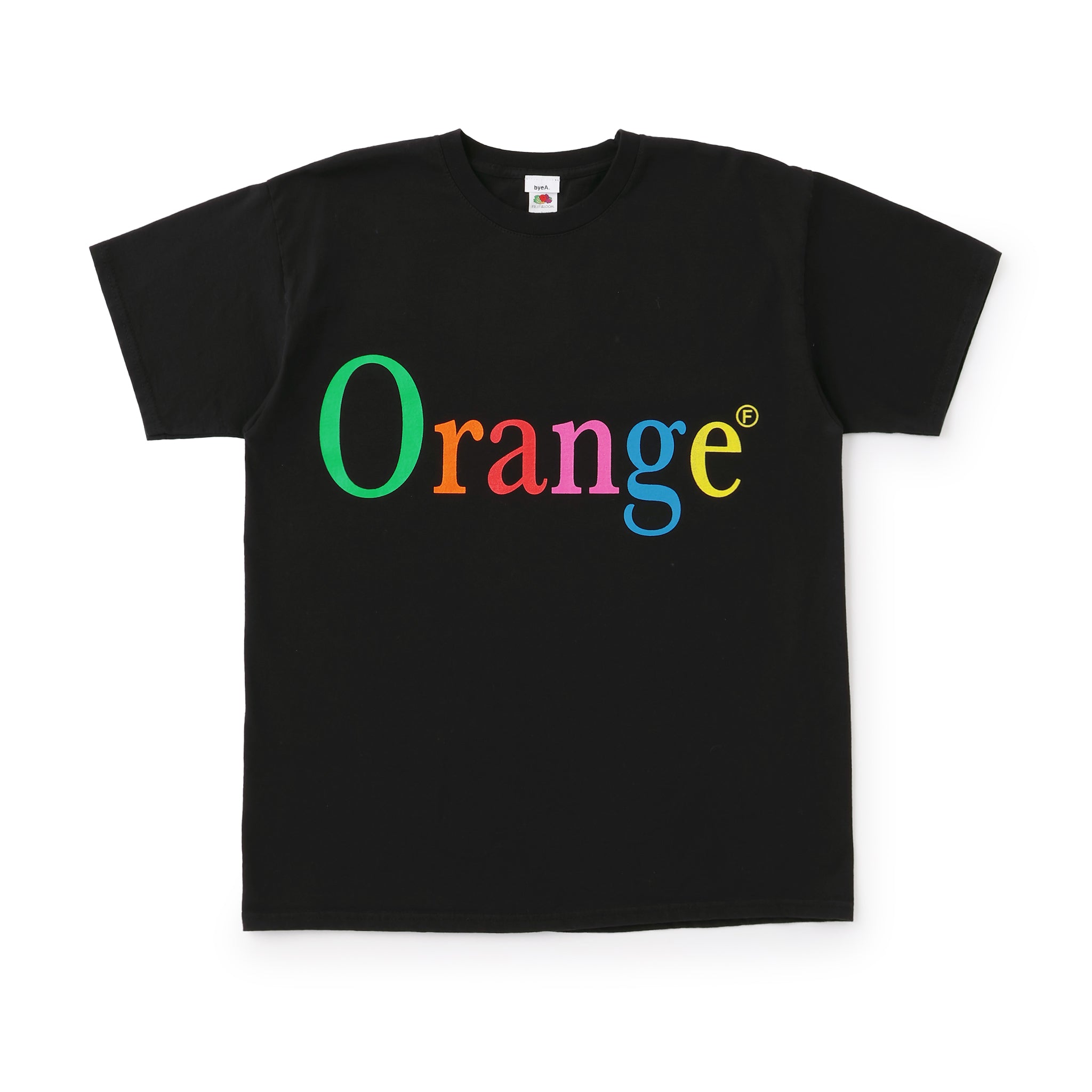 NOT APPLE TEE Orange BLACK - Fruit of the Loom Edition
