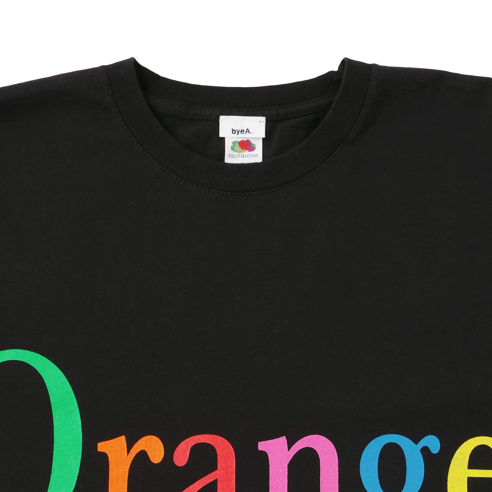 NOT APPLE TEE Orange BLACK - Fruit of the Loom Edition