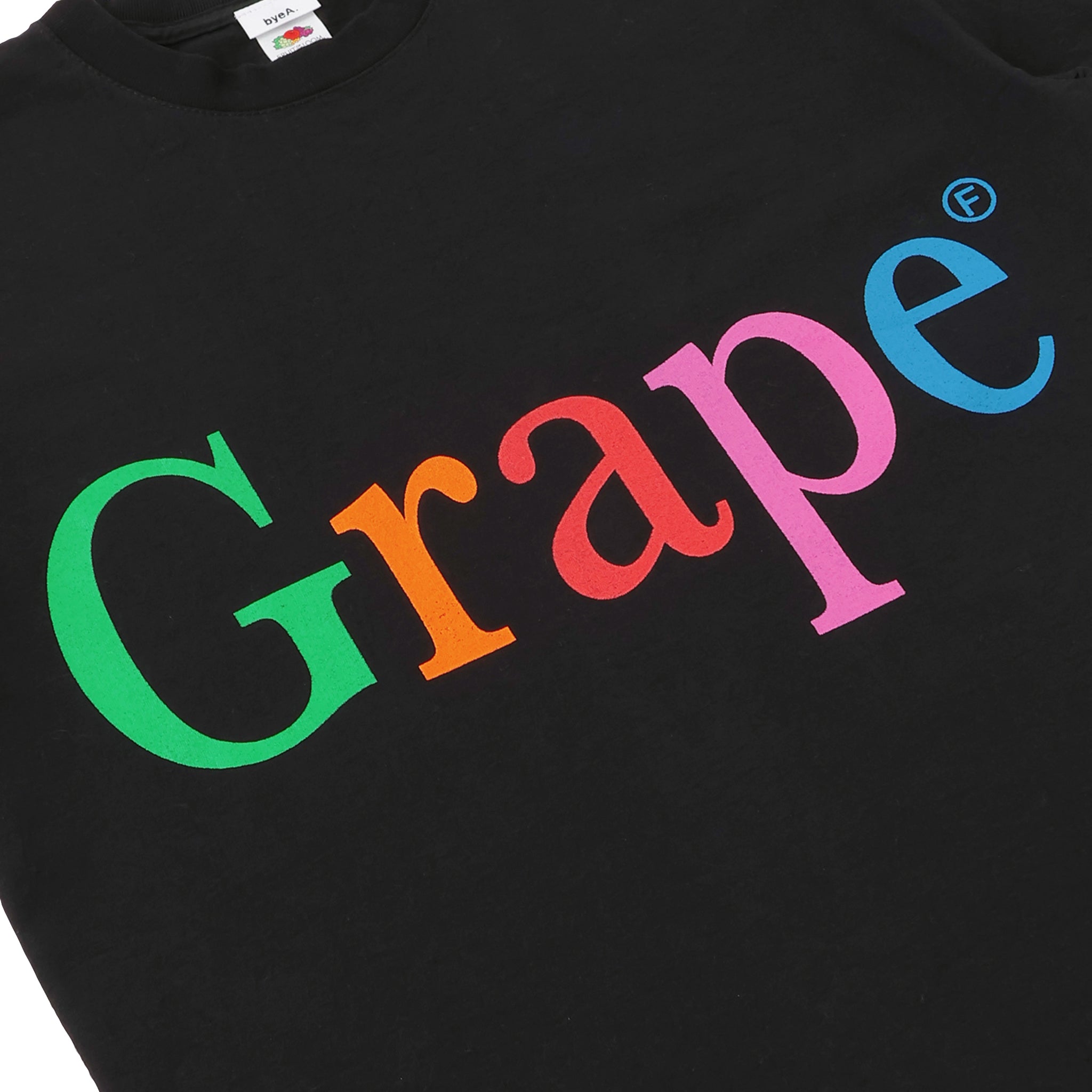 NOT APPLE TEE Grape BLACK - Fruit of the Loom Edition