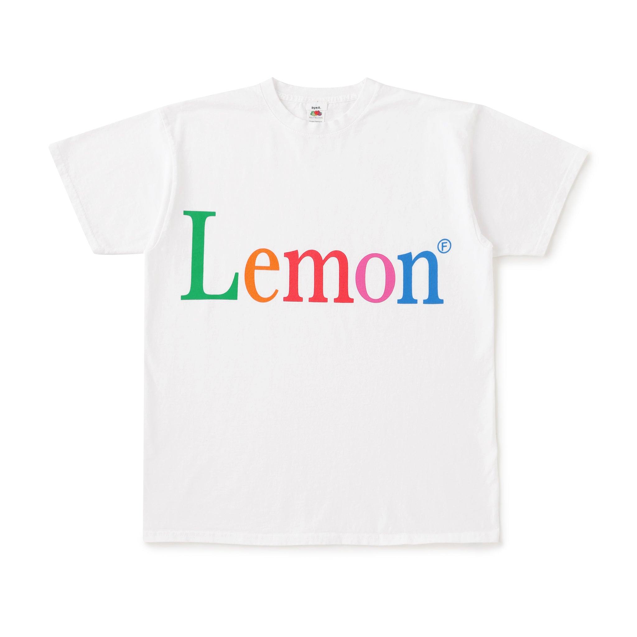 NOT APPLE TEE Lemon - Fruit of the Loom Edition (ノットアップルティー フルーツオブザルームエディション)|byeA.(バイエー)OFFICIAL ONLINE STORE