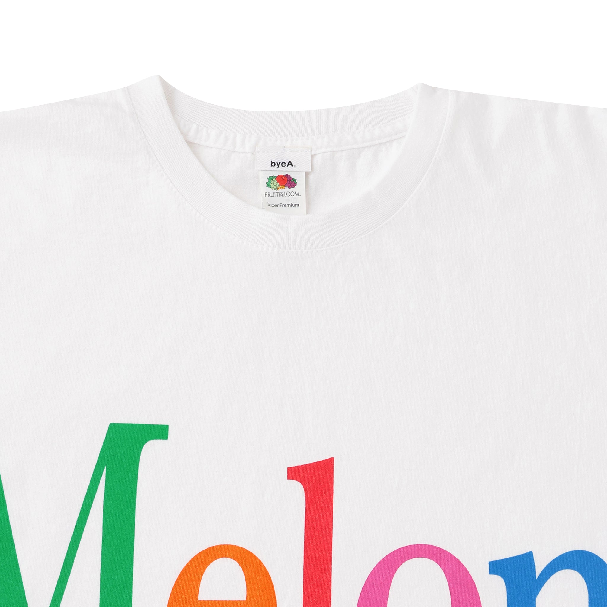 NOT APPLE TEE Melon WHITE - Fruit of the Loom Edition