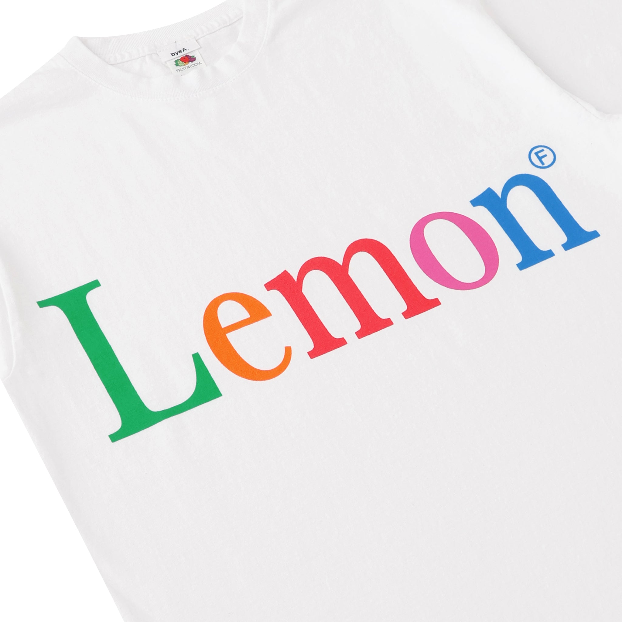 NOT APPLE TEE Lemon - Fruit of the Loom Edition (ノットアップルティー フルーツオブザルームエディション)|byeA.(バイエー)OFFICIAL ONLINE STORE