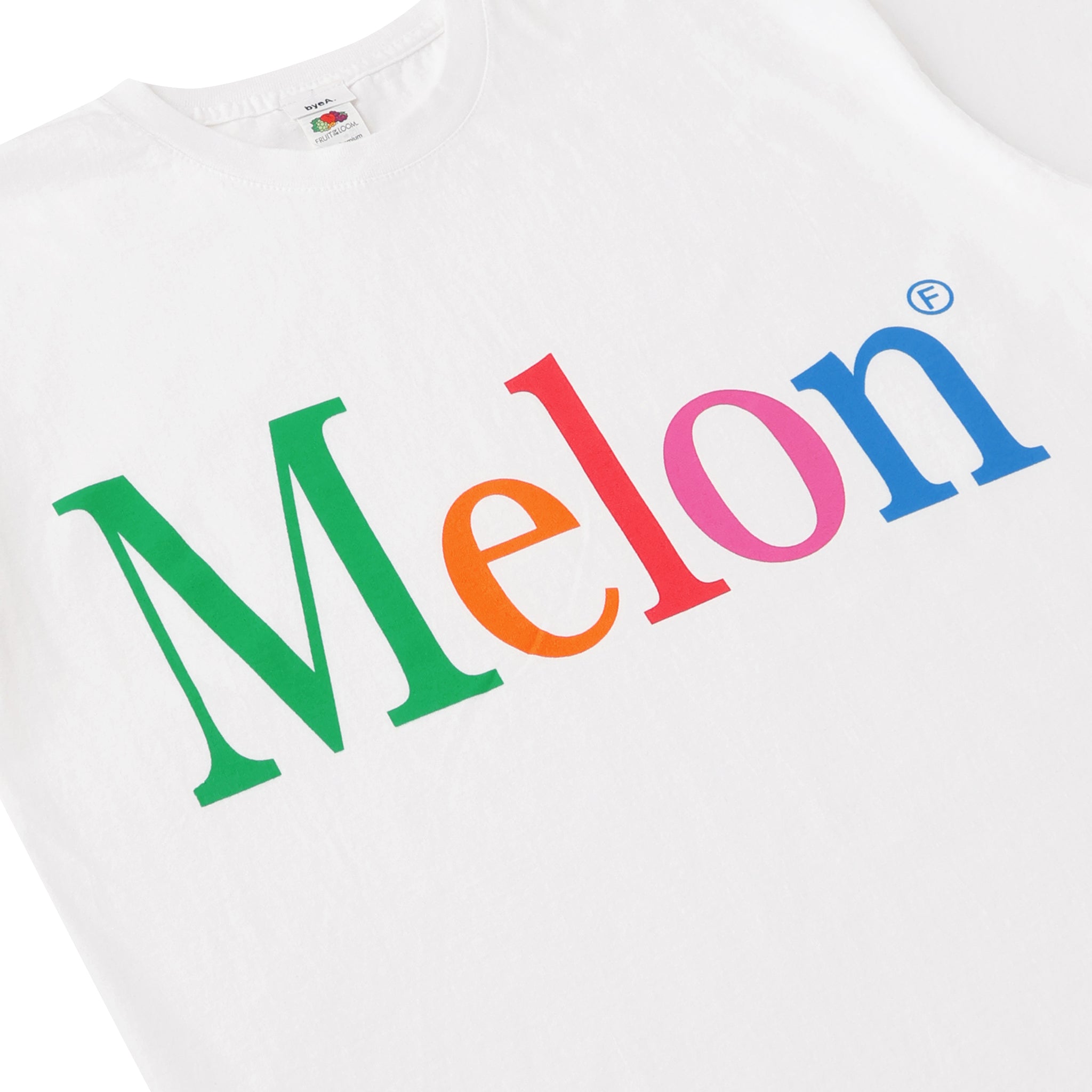 NOT APPLE TEE Melon WHITE - Fruit of the Loom Edition