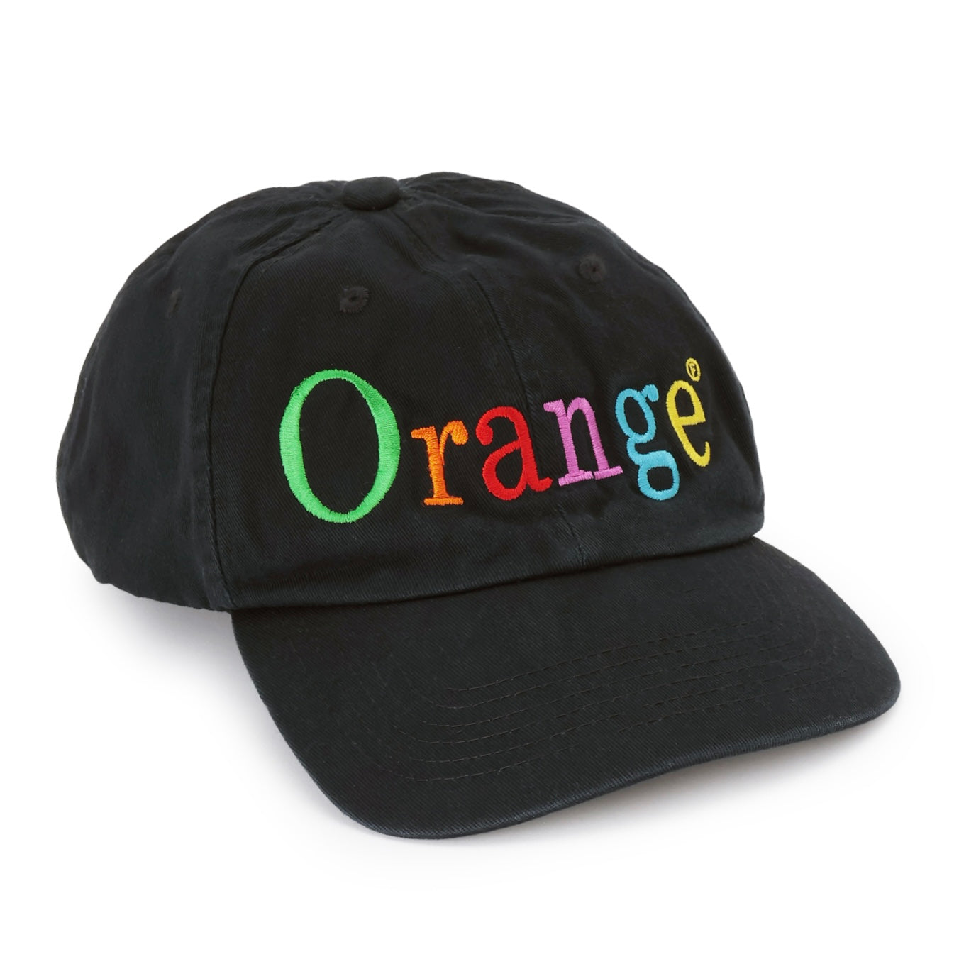 NOT APPLE CAP Orange BLACK - Fruit of the Loom Edition