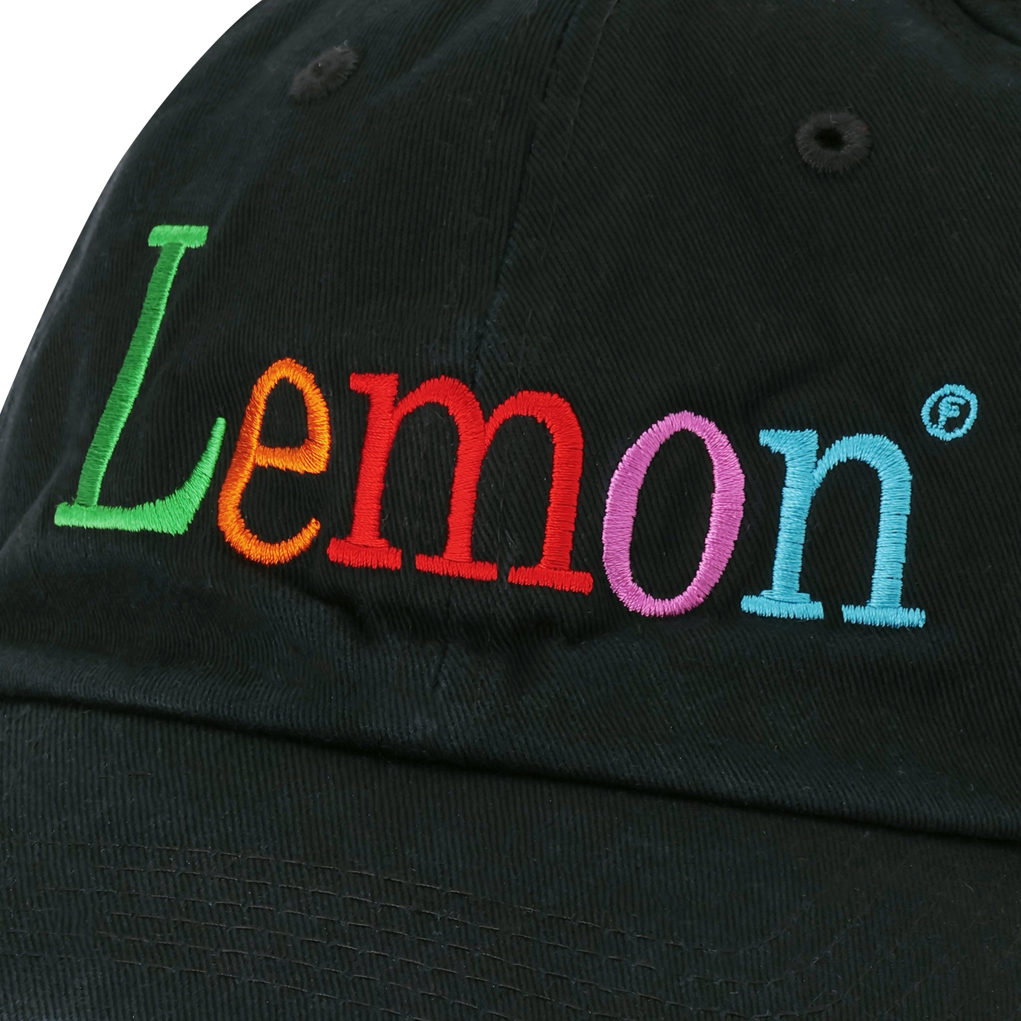 NOT APPLE CAP Lemon BLACK - Fruit of the Loom Edition