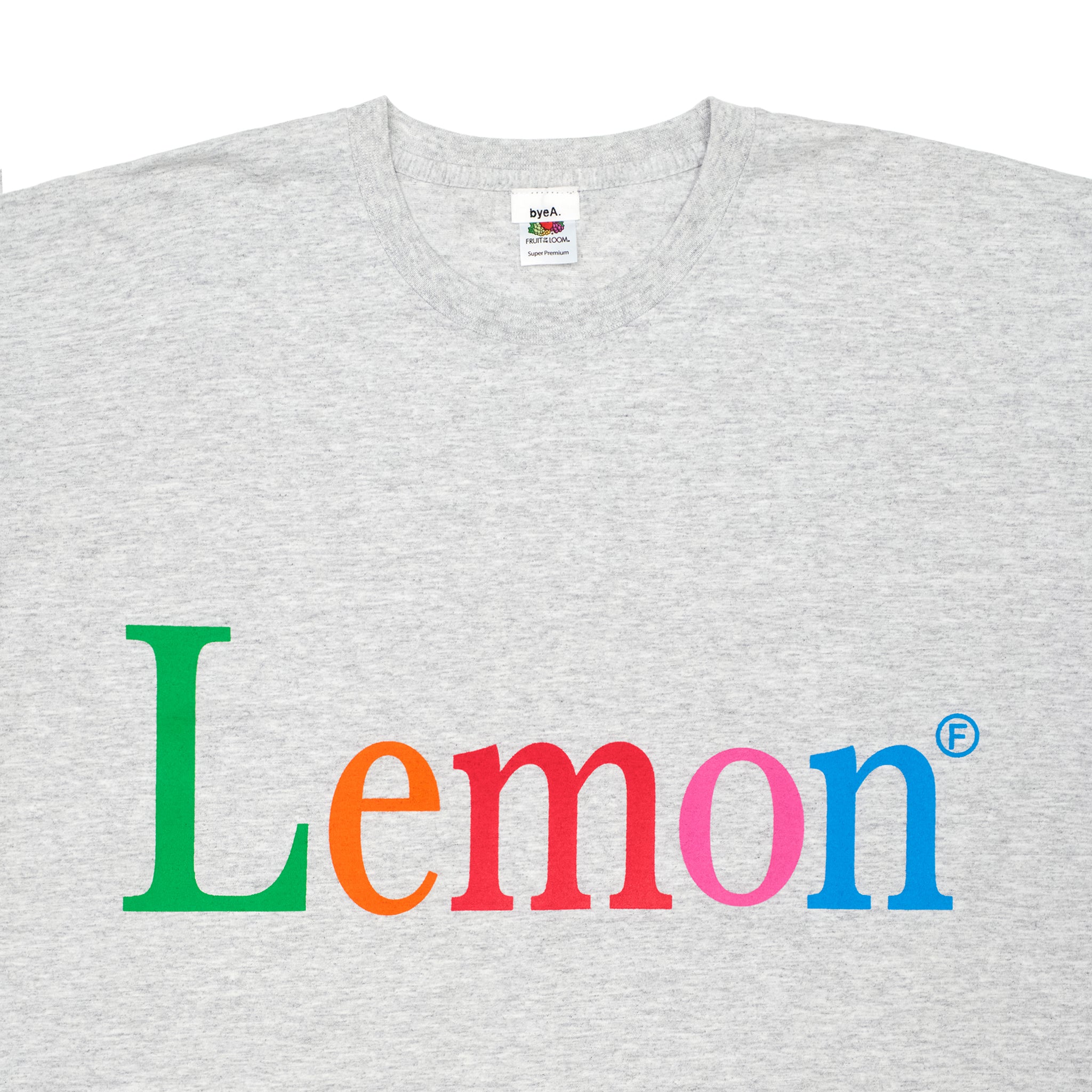 NOT APPLE TEE Lemon GRAY(ノットアップルTシャツレモングレー)|byeA.(バイエー)OFFICIAL ONLINE STORE