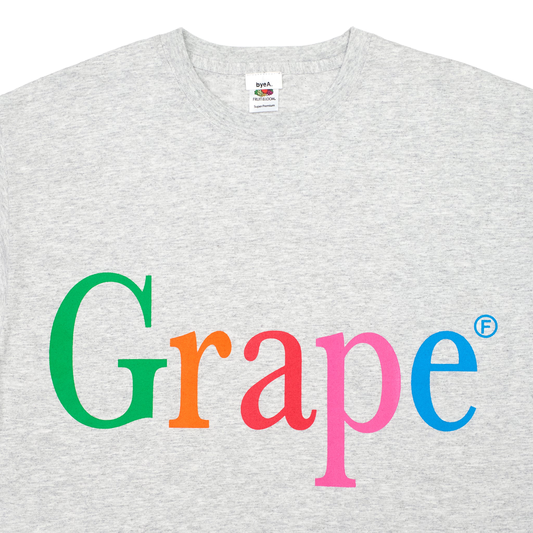NOT APPLE TEE Grape GRAY (ノットアップルTシャツグレープグレー)|byeA.(バイエー)OFFICIAL ONLINE STORE