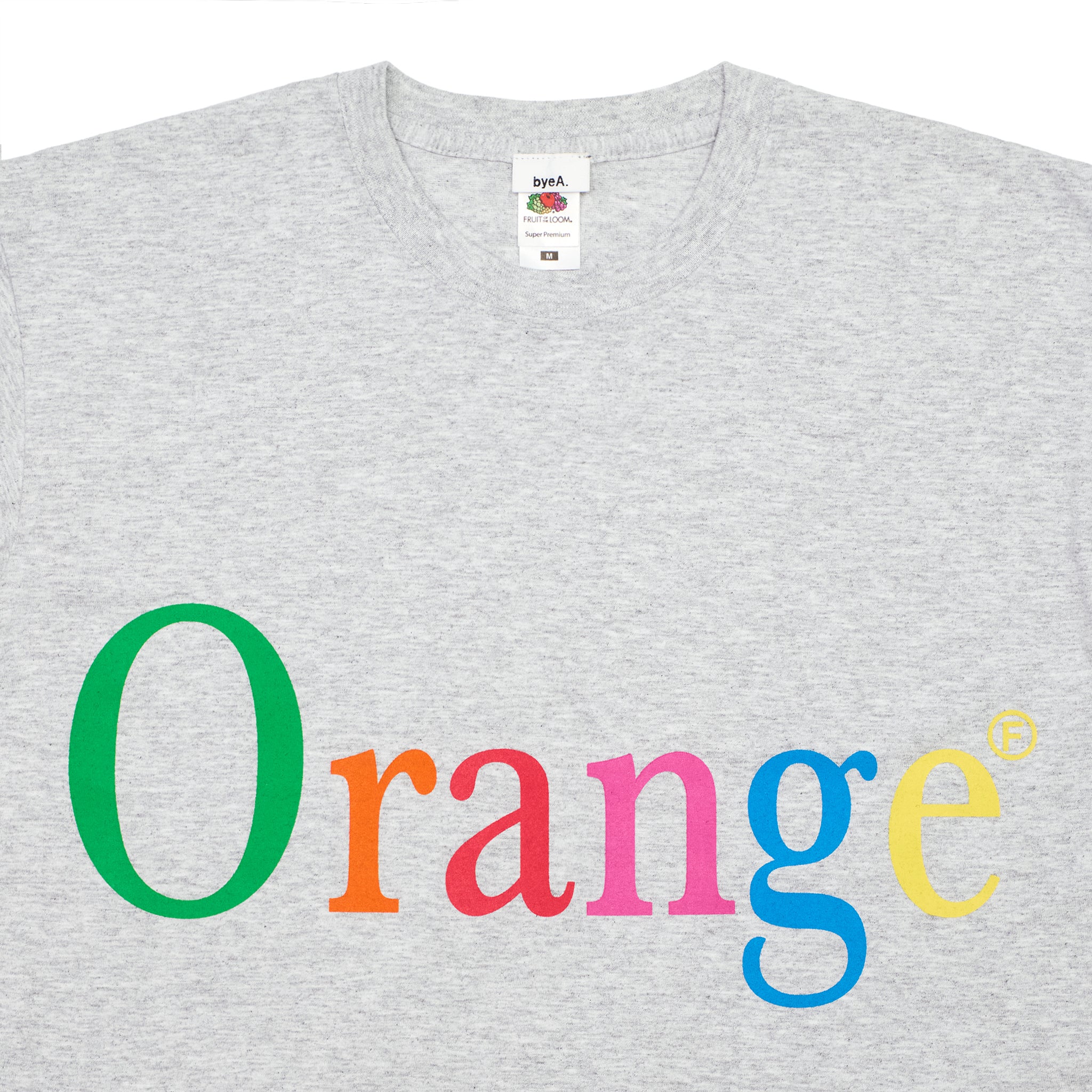 NOT APPLE TEE Orange GRAY (ノットアップルTシャツオレンジグレー)|byeA.(バイエー)OFFICIAL ONLINE STORE