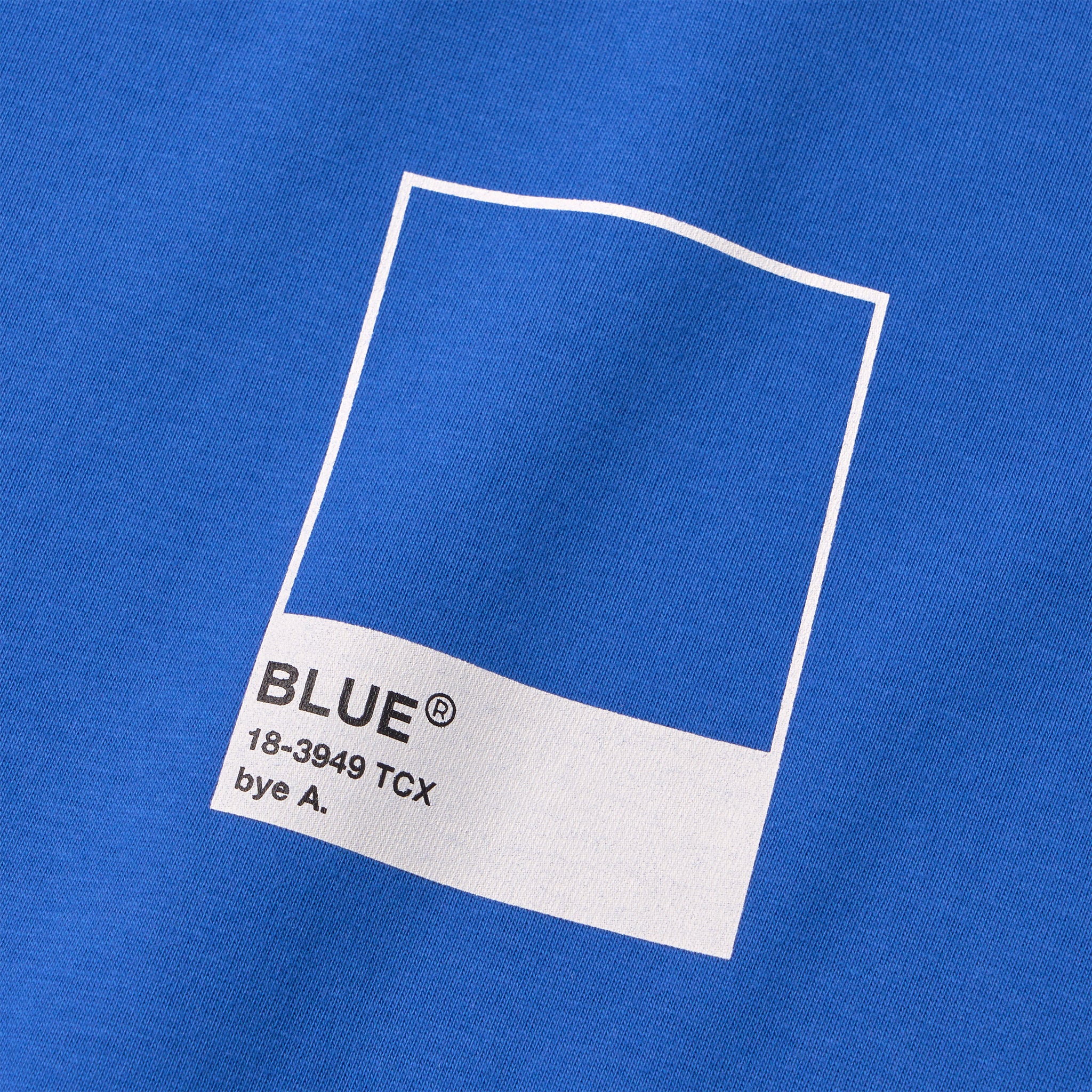 COLOR TEE BLUE(カラーTシャツブルー)|byeA.(バイエー)OFFICIAL ONLINE STORE