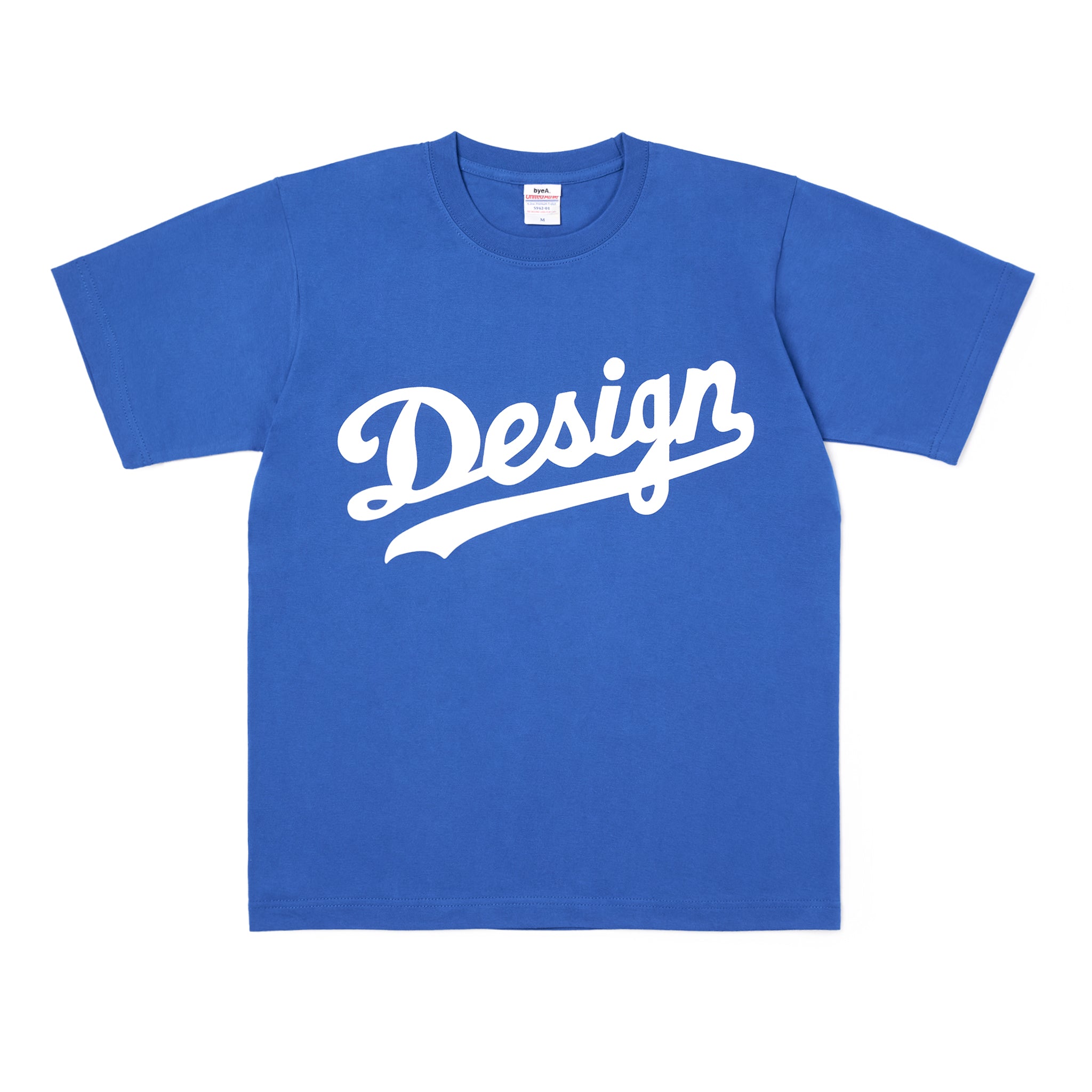 Design TEE BLUE(デザインTシャツブルー)|byeA.(バイエー)OFFICIAL ONLINE STORE