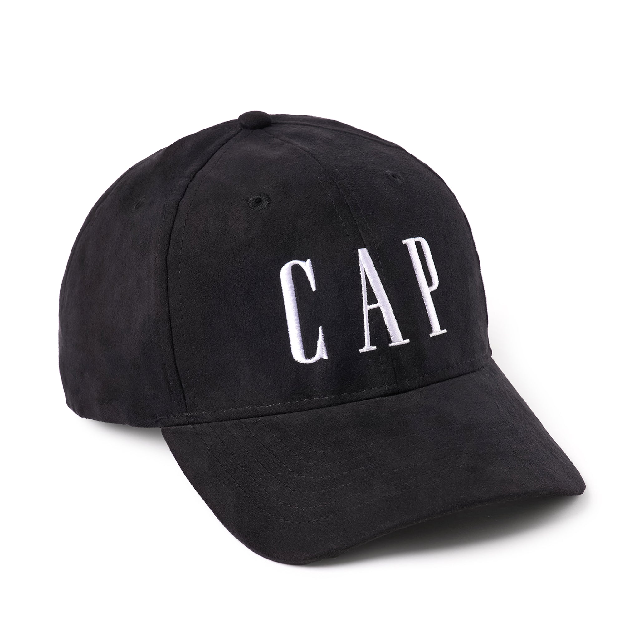 CAP CAP FAKE SUEDE BLACK（キャップキャップフェークスウェード