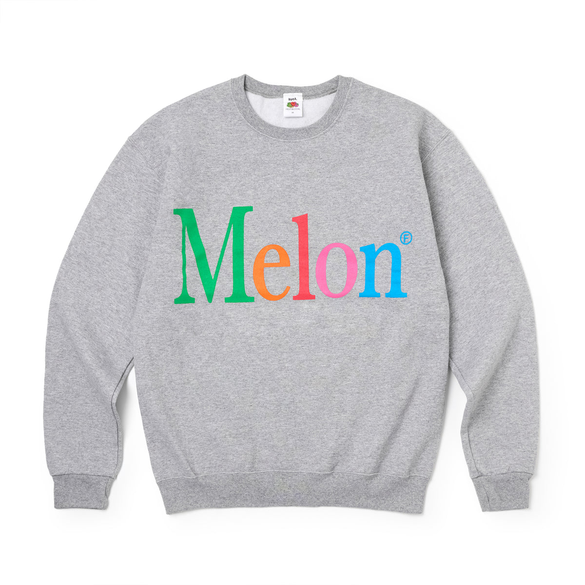 NOT APPLE SWEAT Melon GRAY(ノットアップルスウェットメロングレー)|byeA.(バイエー)OFFICIAL ONLINE STORE