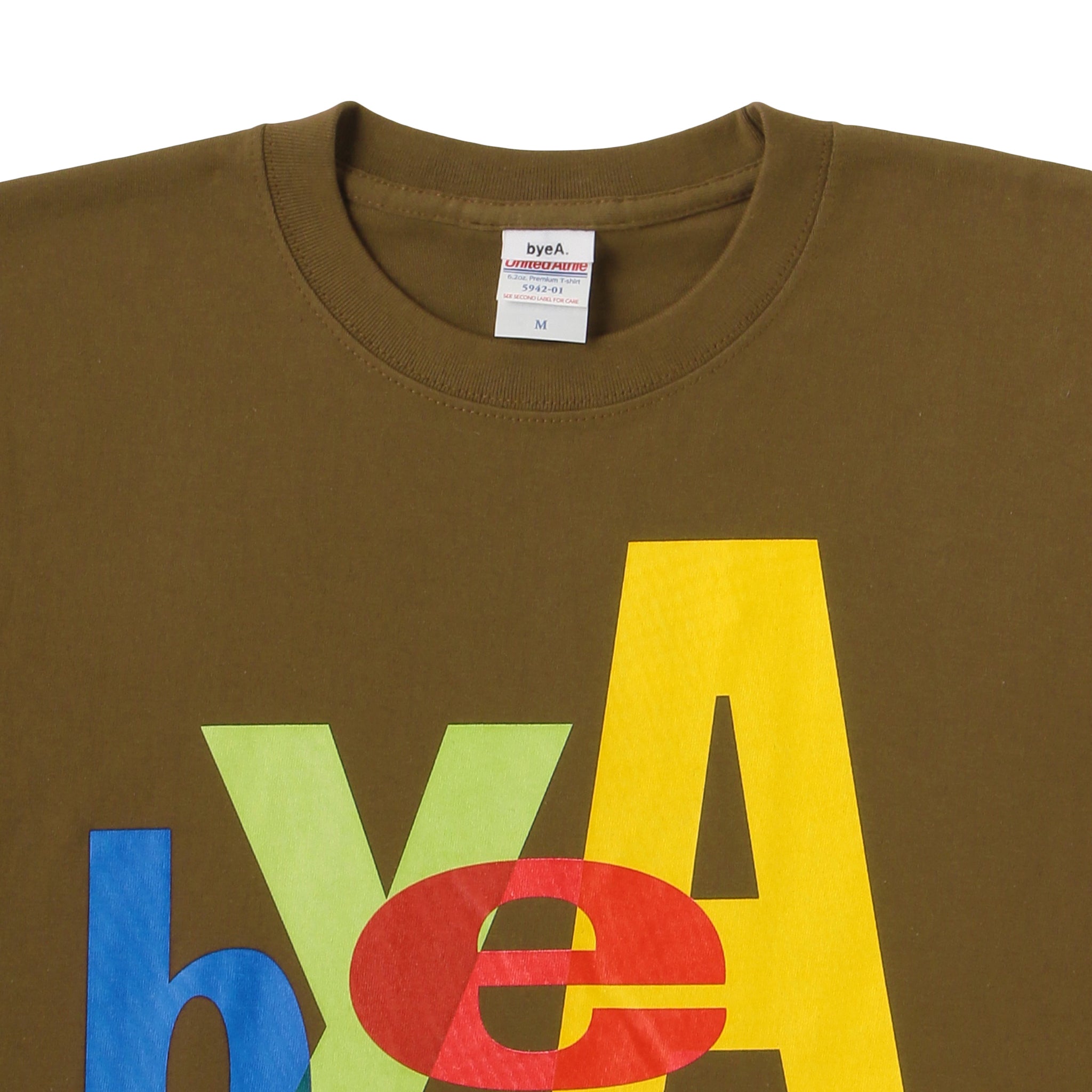 byeA. TEE BROWN(バイエーTシャツブラウン)|byeA.(バイエー)OFFICIAL ONLINE STORE