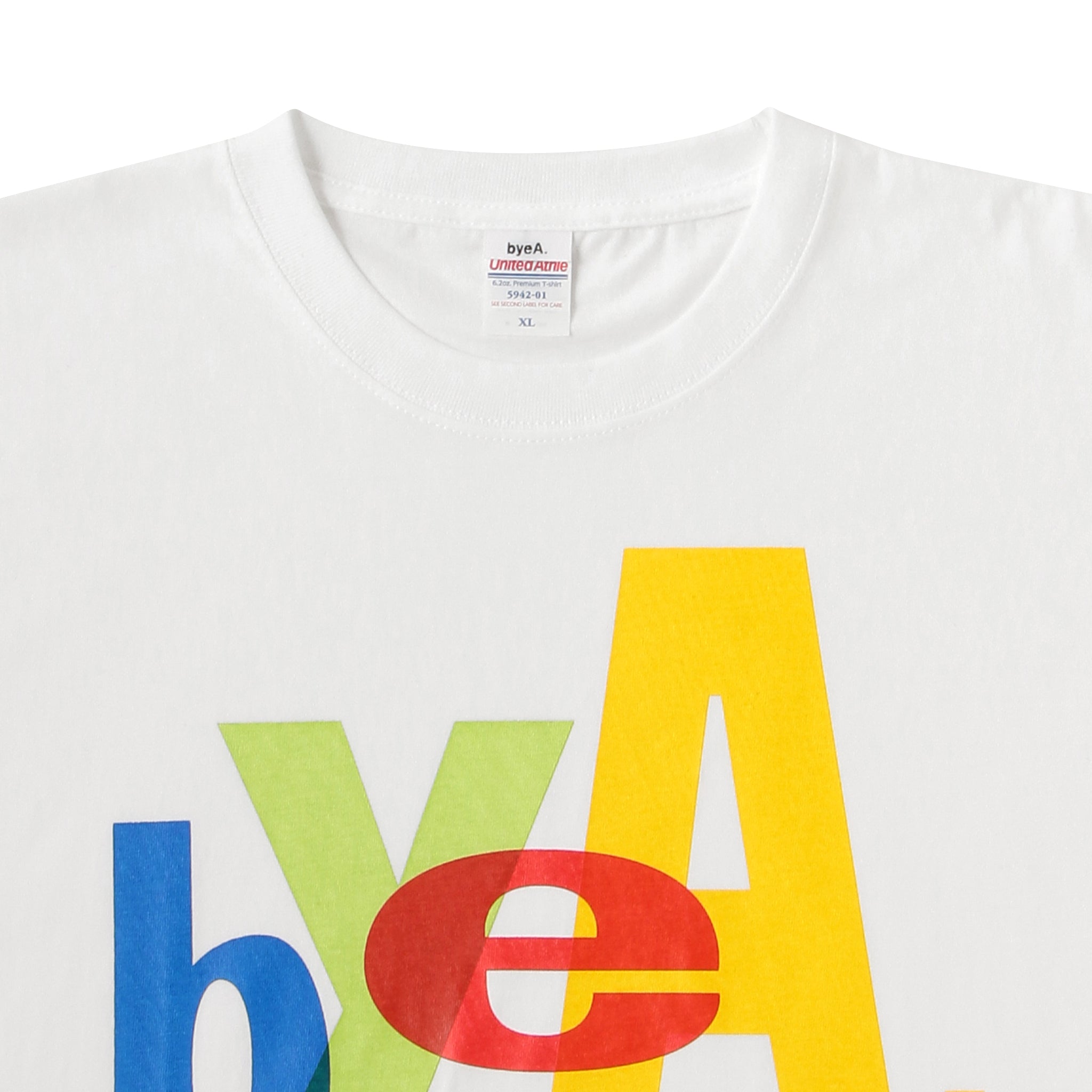 byeA. TEE WHITE(バイエーTシャツホワイト)|byeA.(バイエー)OFFICIAL ONLINE STORE