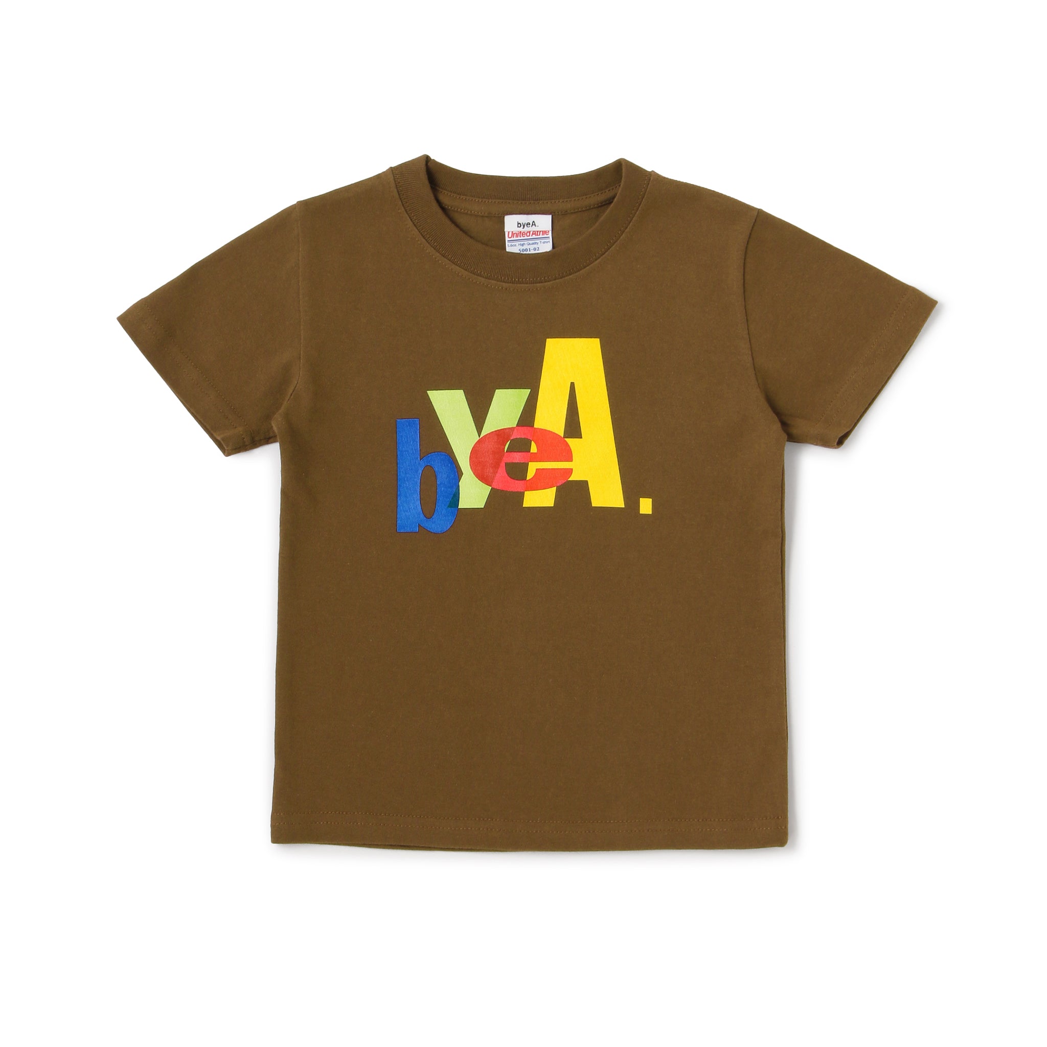 byeA. TEE KIDS BROWN(バイエーTシャツキッズブラウン)|byeA.(バイエー)OFFICIAL ONLINE STORE