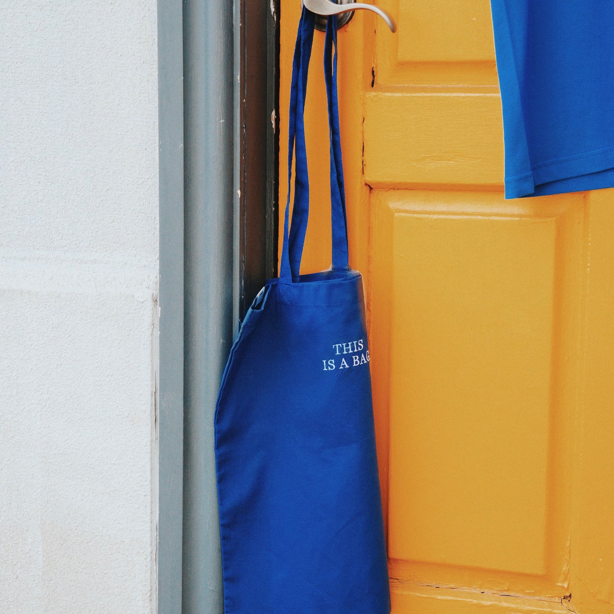 "THIS IS A BAG" BAG BLUE(ディスイズアバッグバッグブルー)|byeA.(バイエー)OFFICIAL ONLINE STORE