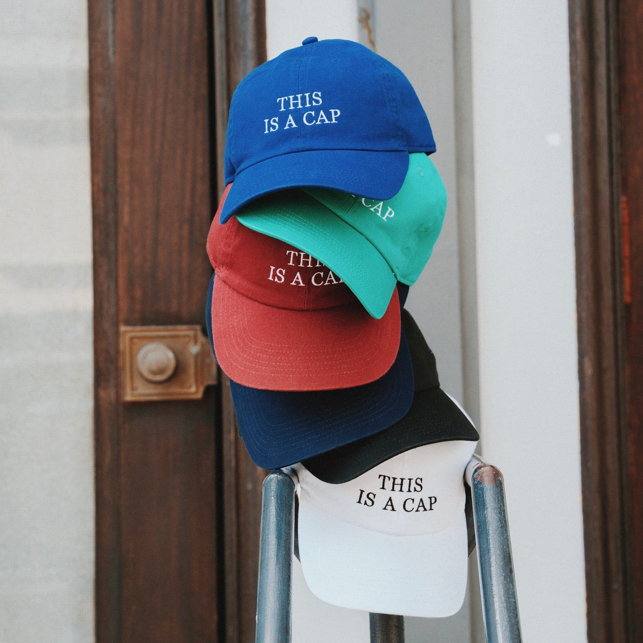 "THIS IS A CAP" CAP GREEN(ディスイズアキャップキャップグリーン)|byeA.(バイエー)OFFICIAL ONLINE STORE