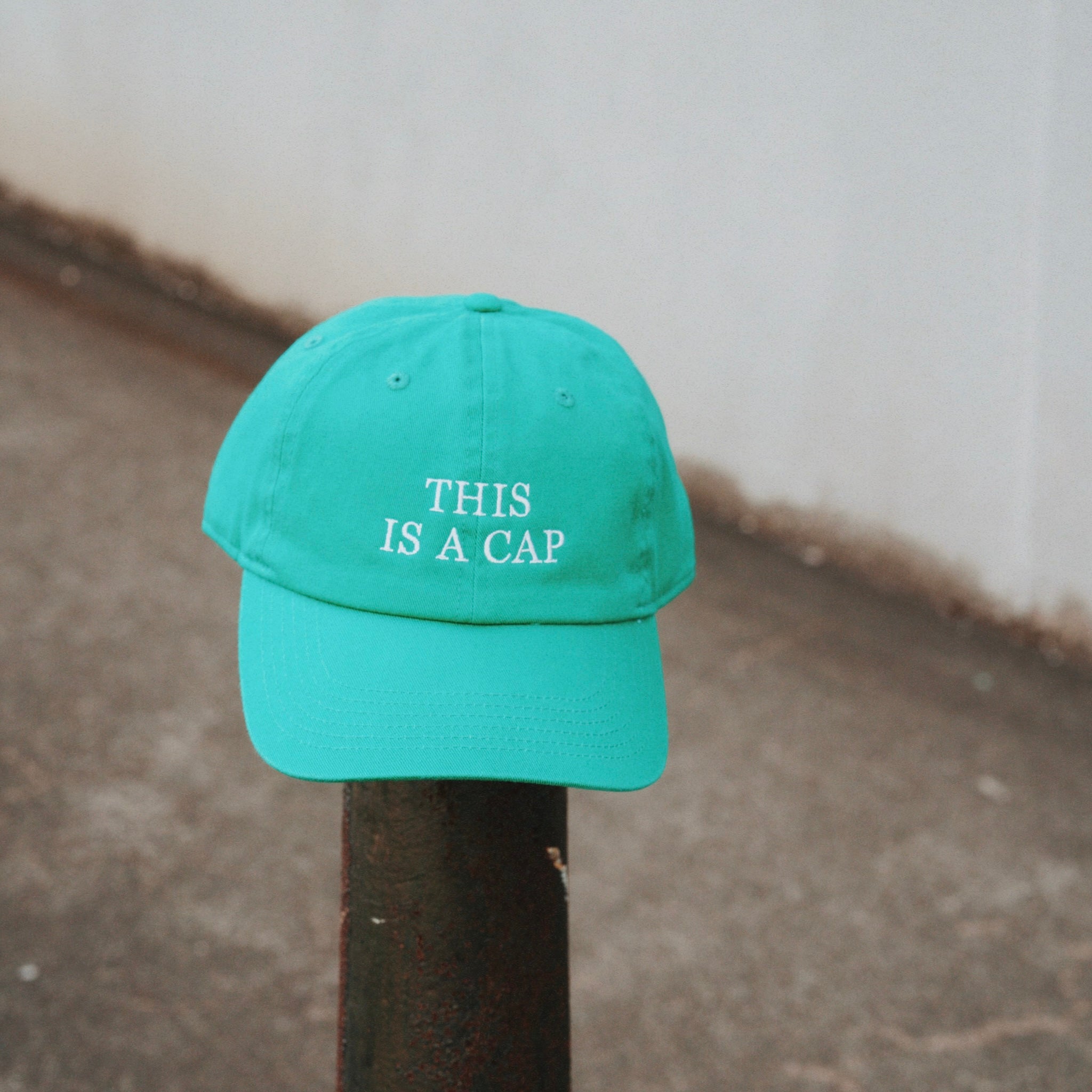 "THIS IS A CAP" CAP GREEN(ディスイズアキャップキャップグリーン)|byeA.(バイエー)OFFICIAL ONLINE STORE