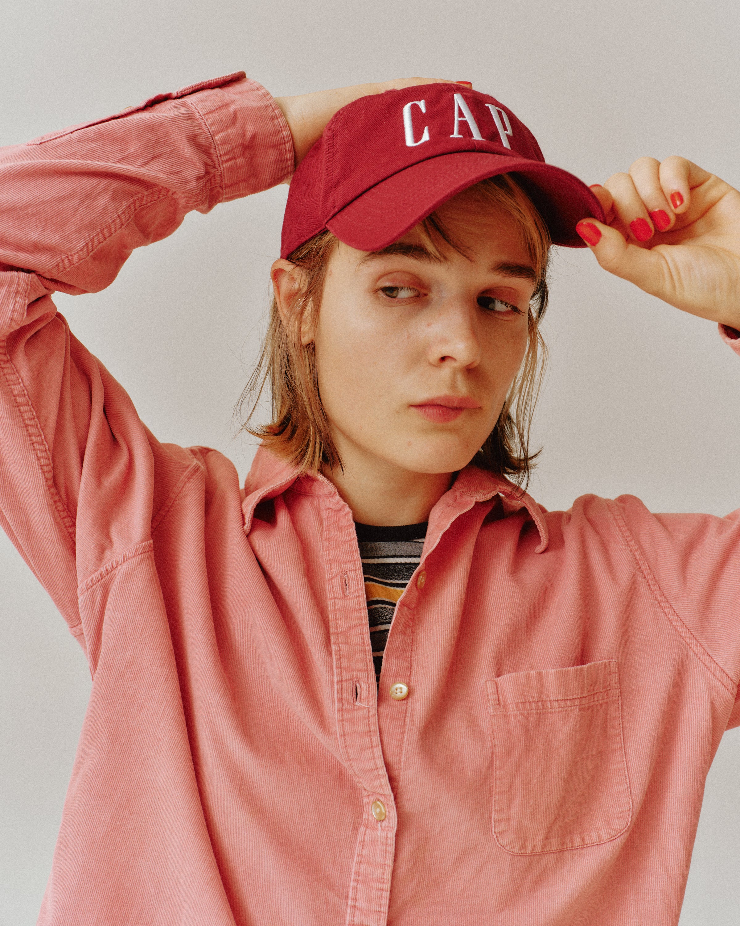 CAP KNIT CAP BURGUNDY（キャップニットキャップバーガンディー