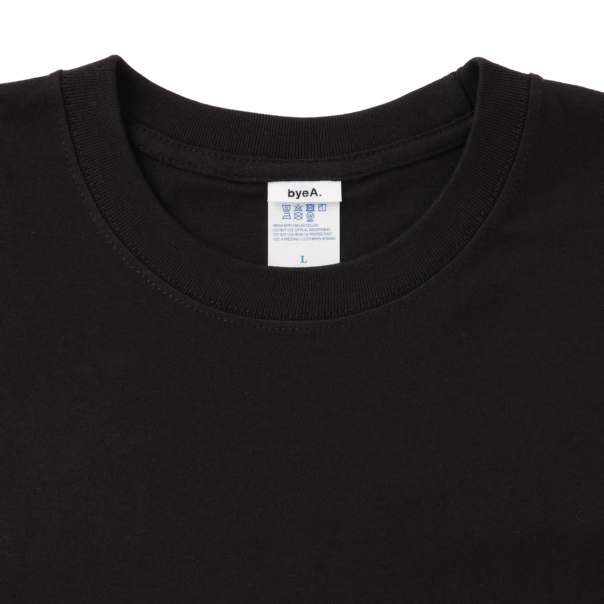 いちいちうるさい TEE BLACK｜byeA.（バイエー）OFFICIAL ONLINE STORE