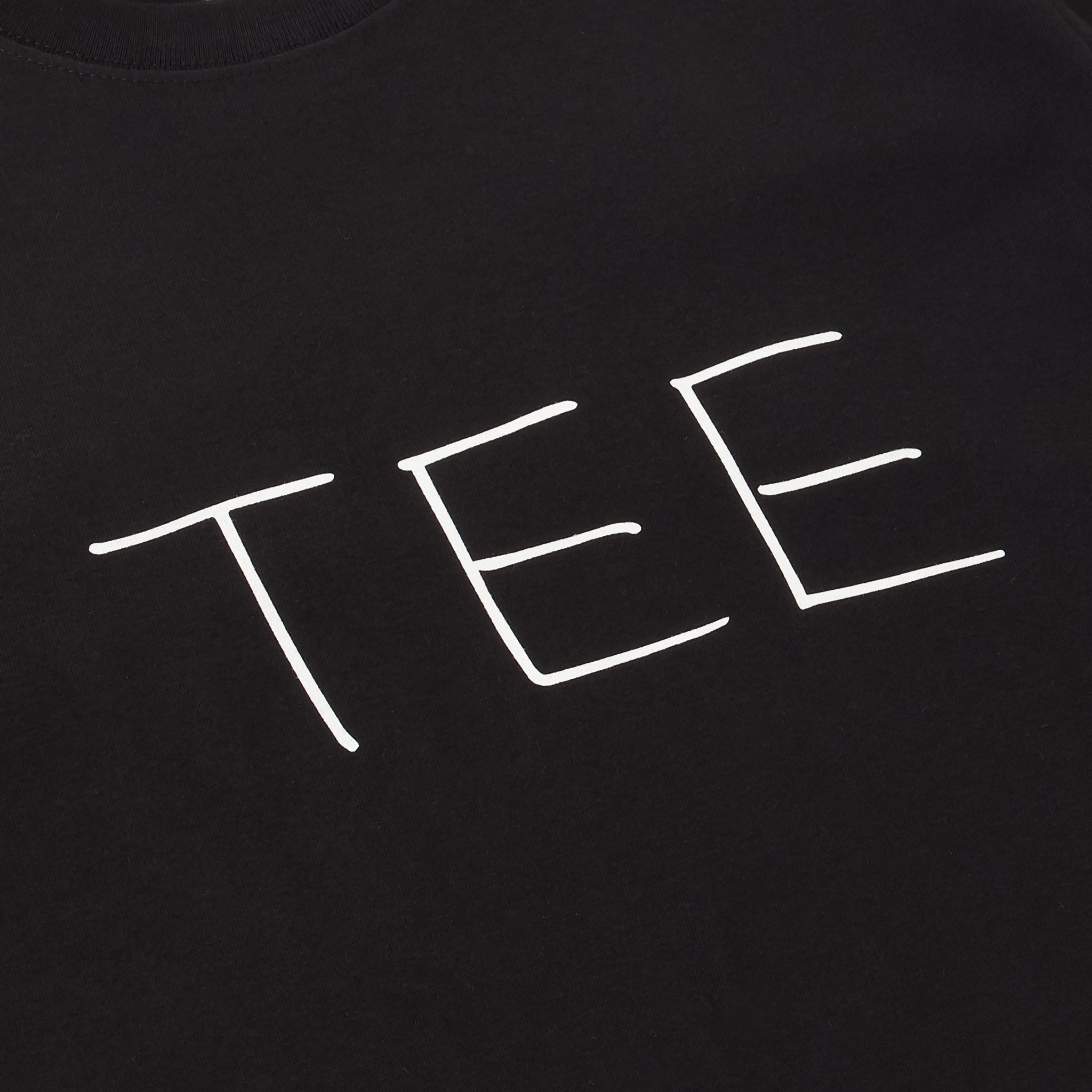 いちいちうるさい TEE BLACK｜byeA.（バイエー）OFFICIAL ONLINE STORE