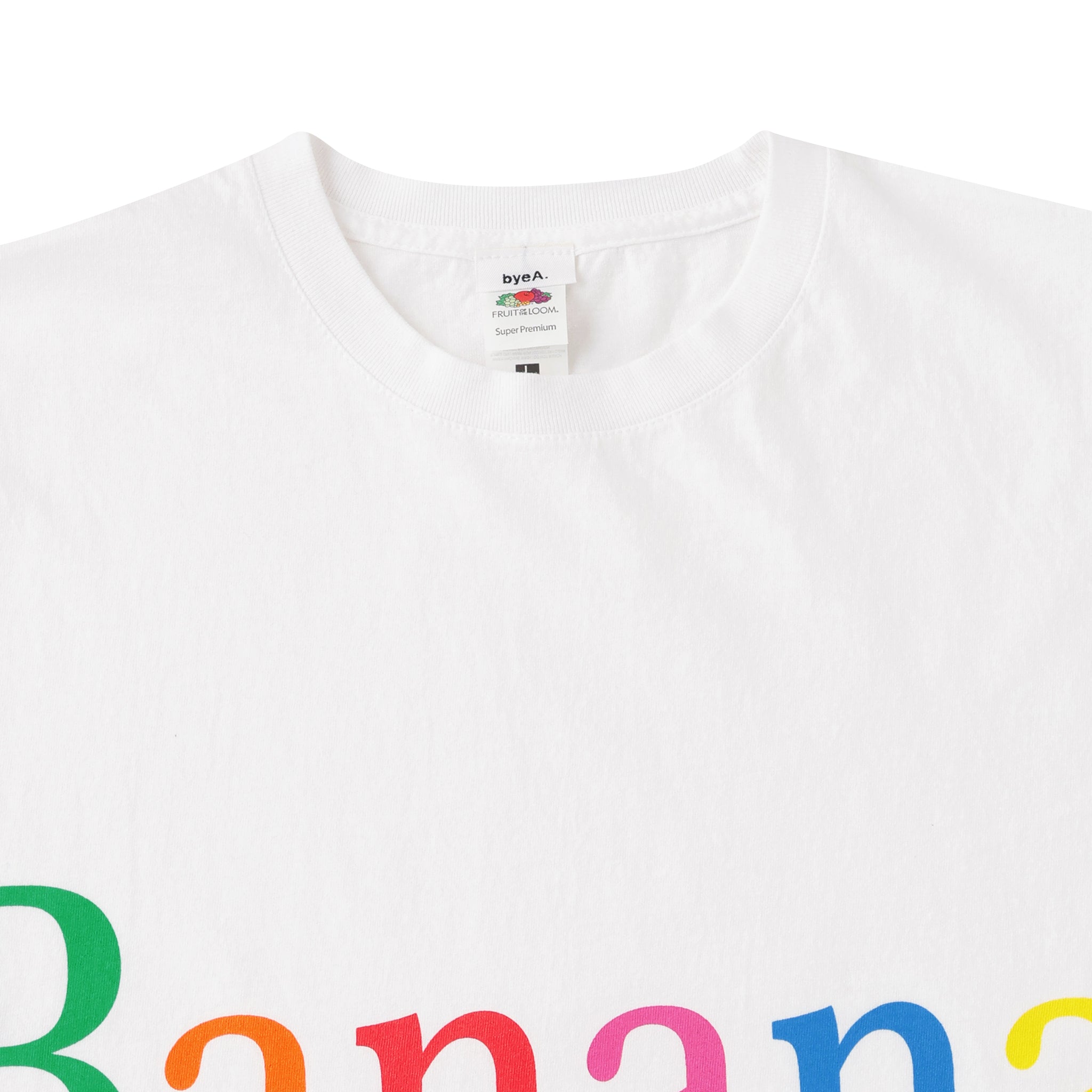 NOT APPLE TEE Banana - Fruit of the Loom Edition （ノットアップルティーバナナフルーツオブザルームエディション）｜byeA.（バイエー）OFFICIAL ONLINE STORE