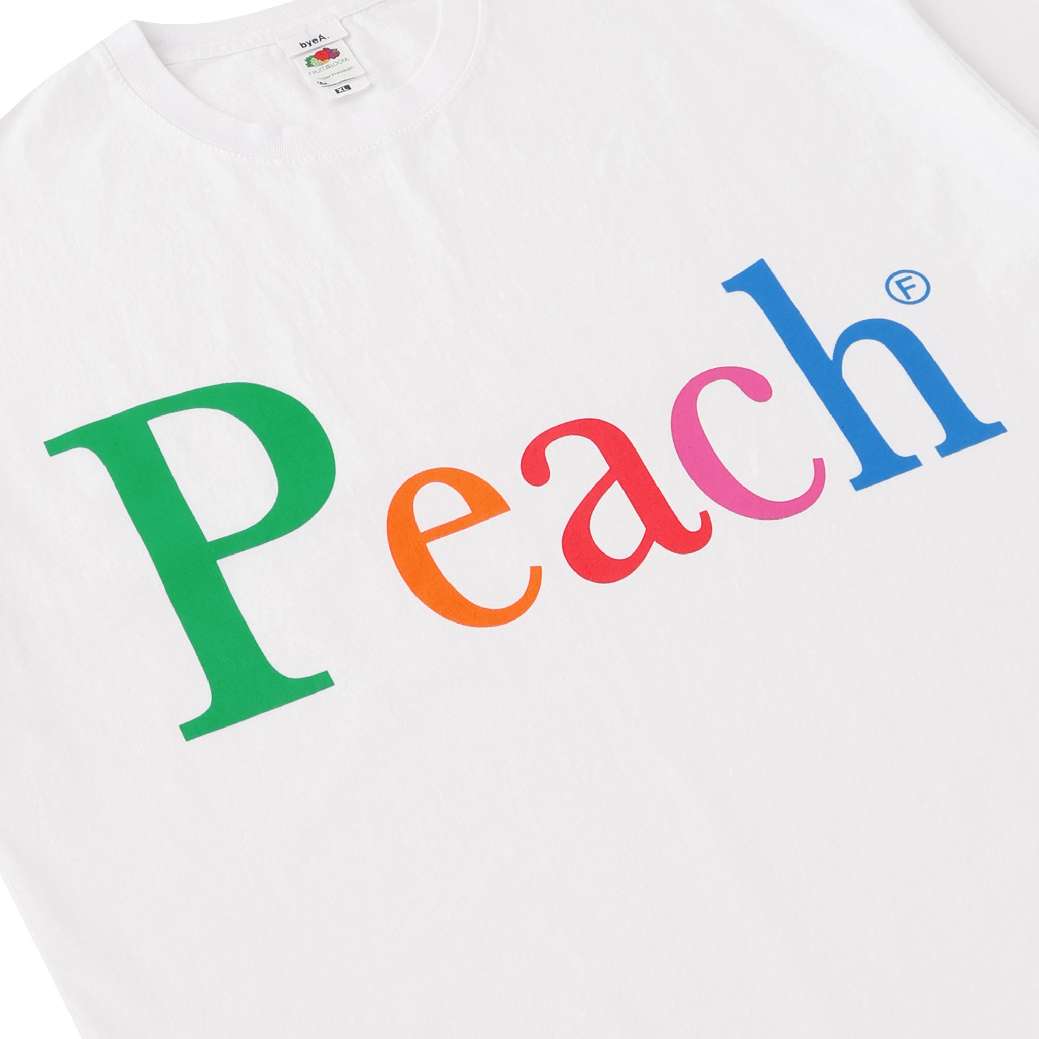 NOT APPLE TEE Peach - Fruit of the Loom Edition （ノット