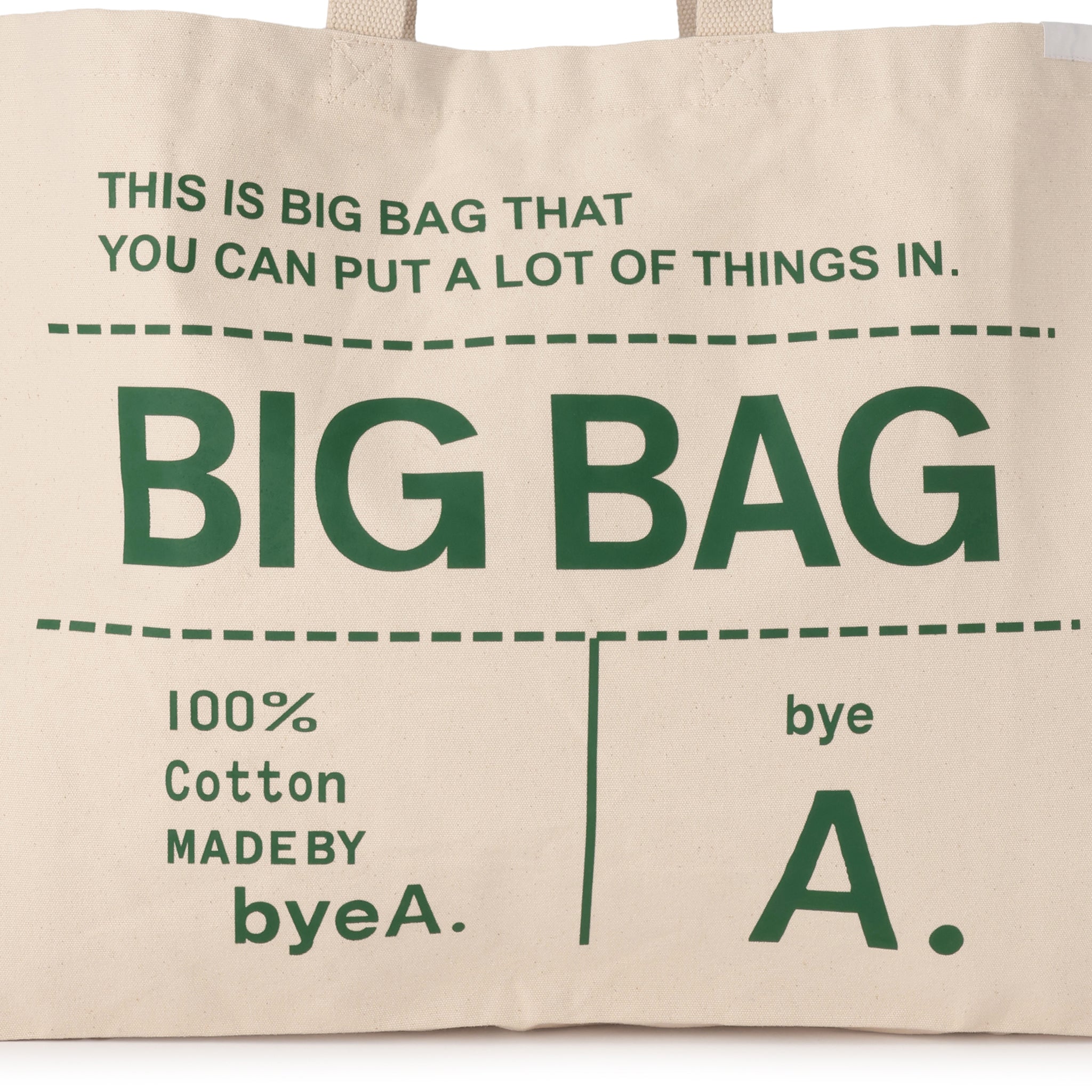 BIG BAG（ビッグバッグ）｜byeA.（バイエー）OFFICIAL ONLINE STORE