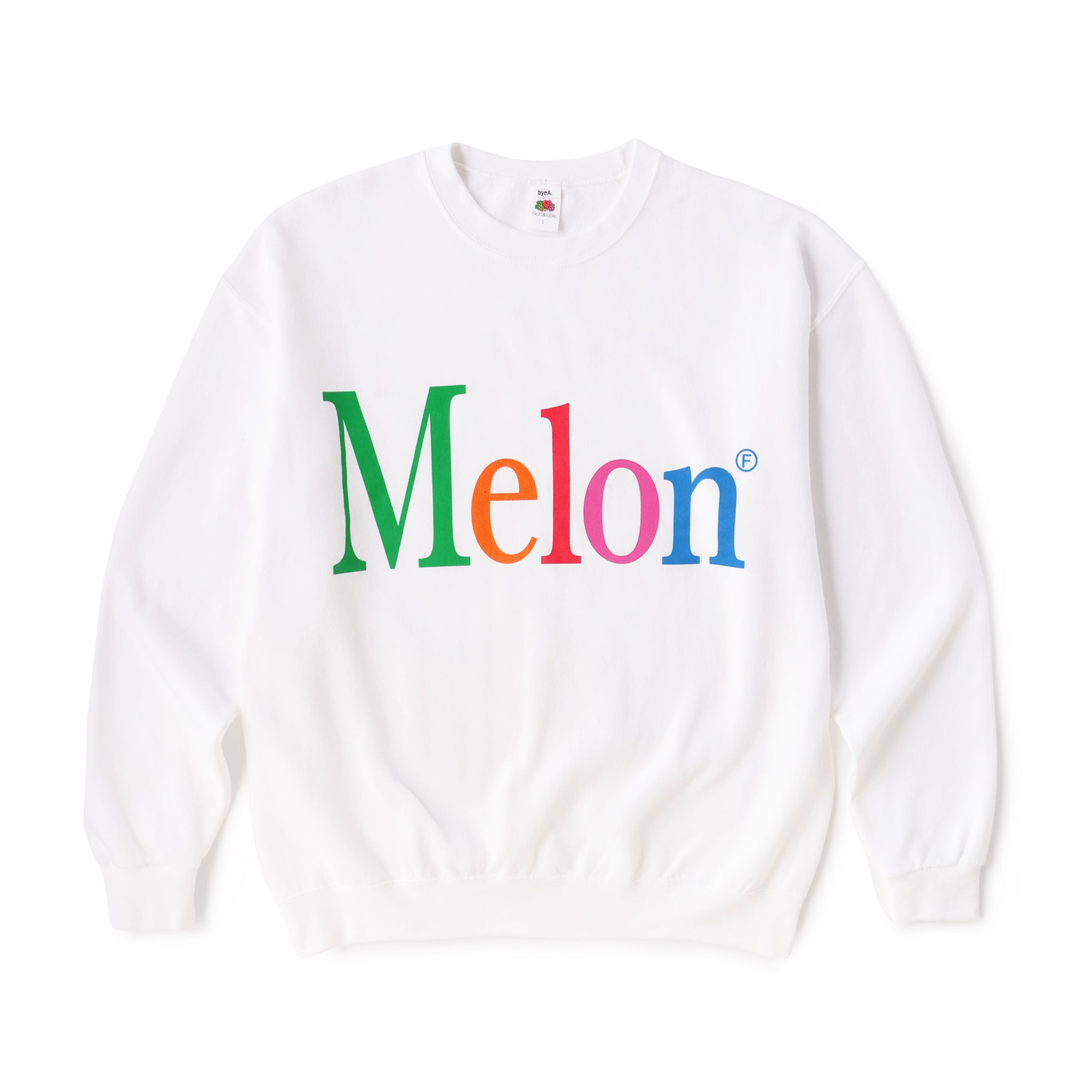 NOT APPLE SWEAT Melon  WHITE - Fruit of the Loom Edition（ノットアップルスウェットメロンホワイトフルーツオブザルームエディション）