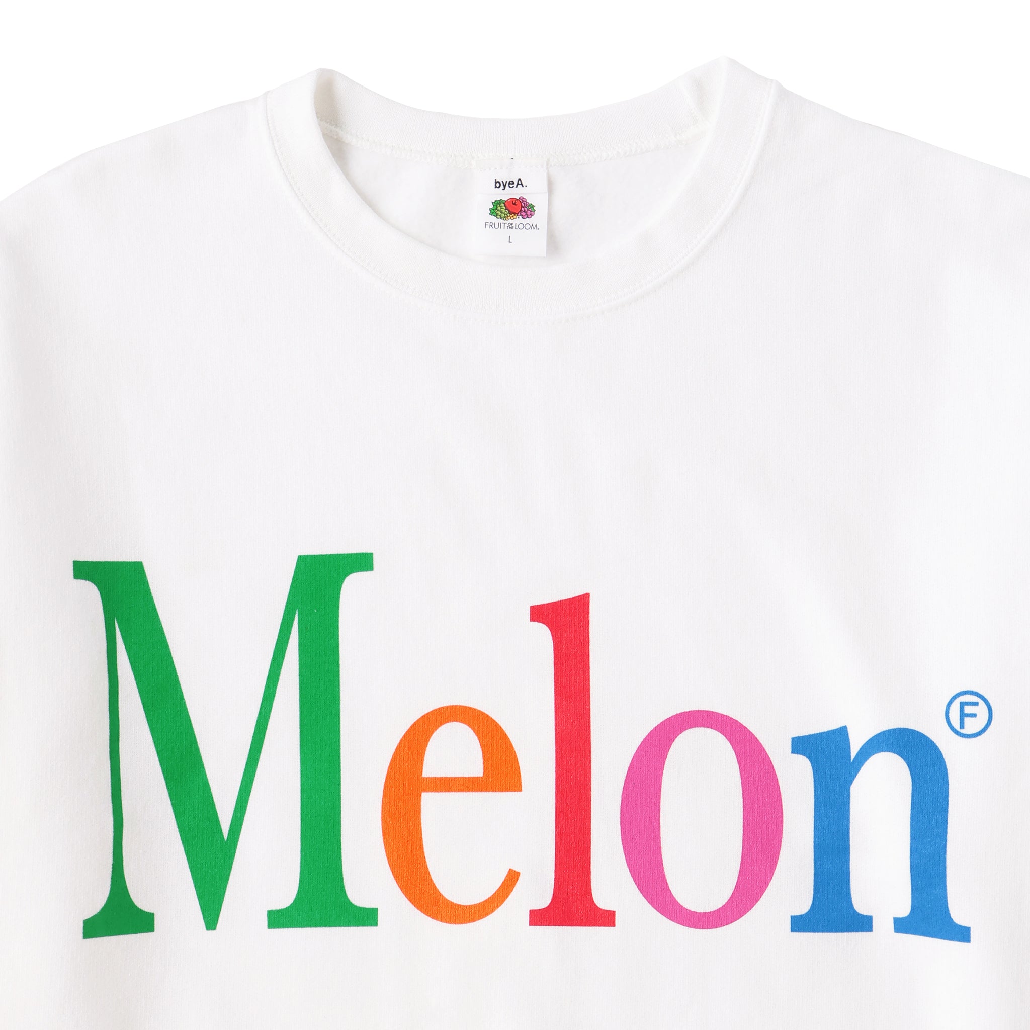 NOT APPLE SWEAT Melon  WHITE - Fruit of the Loom Edition（ノットアップルスウェットメロンホワイトフルーツオブザルームエディション）