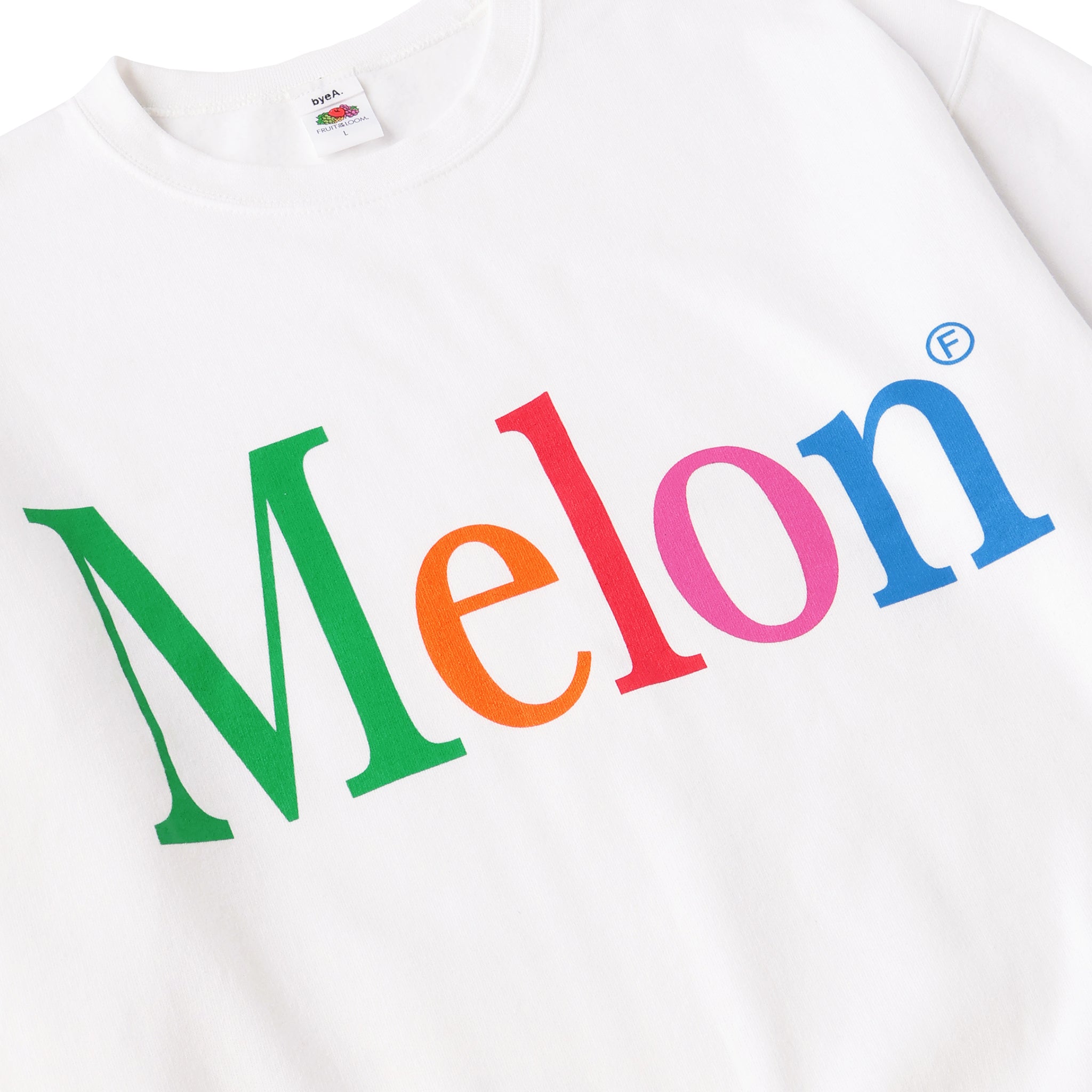 NOT APPLE SWEAT Melon WHITE - Fruit of the Loom Edition（ノット