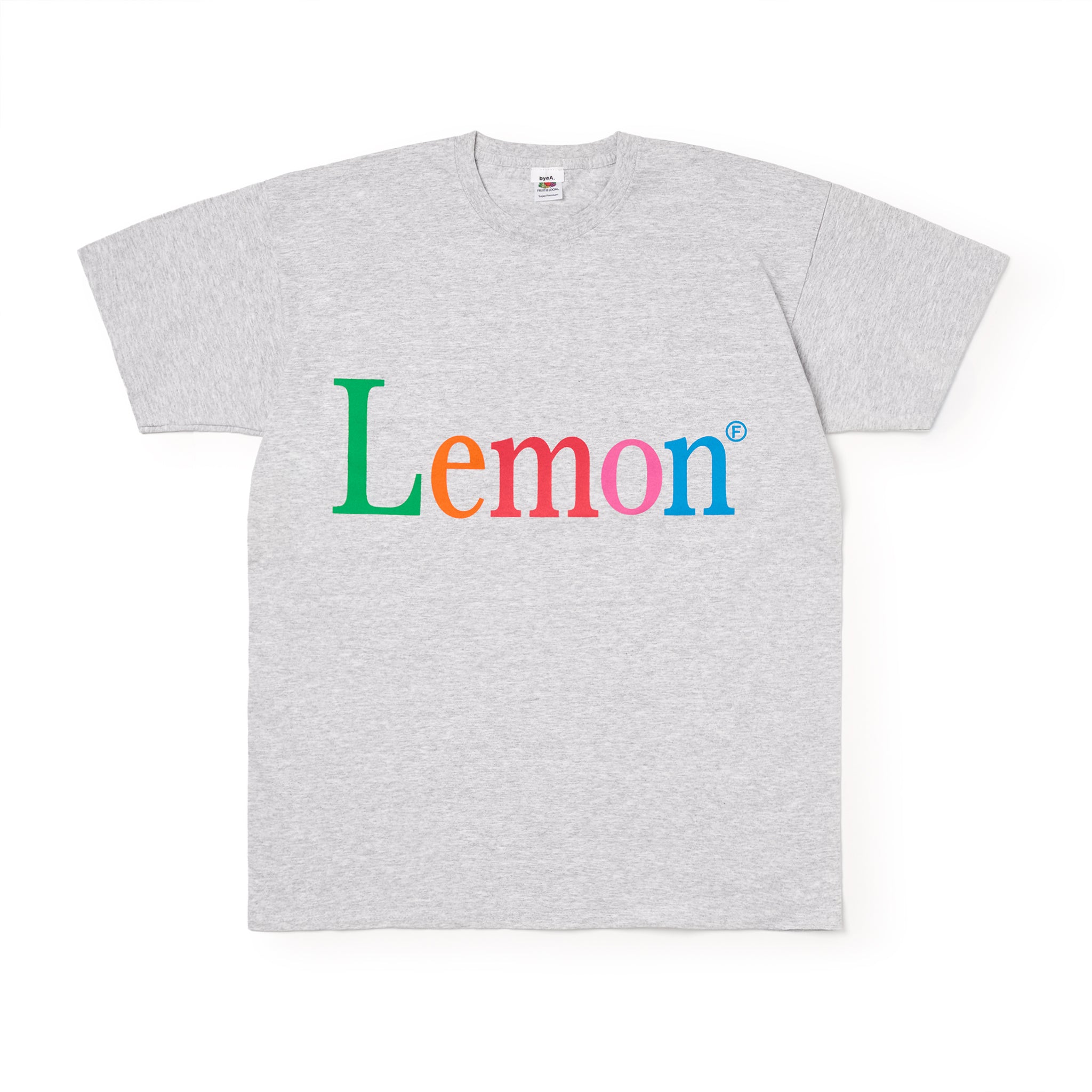 NOT APPLE TEE Lemon GRAY（ノットアップルTシャツレモングレー）｜byeA.（バイエー）OFFICIAL ONLINE STORE