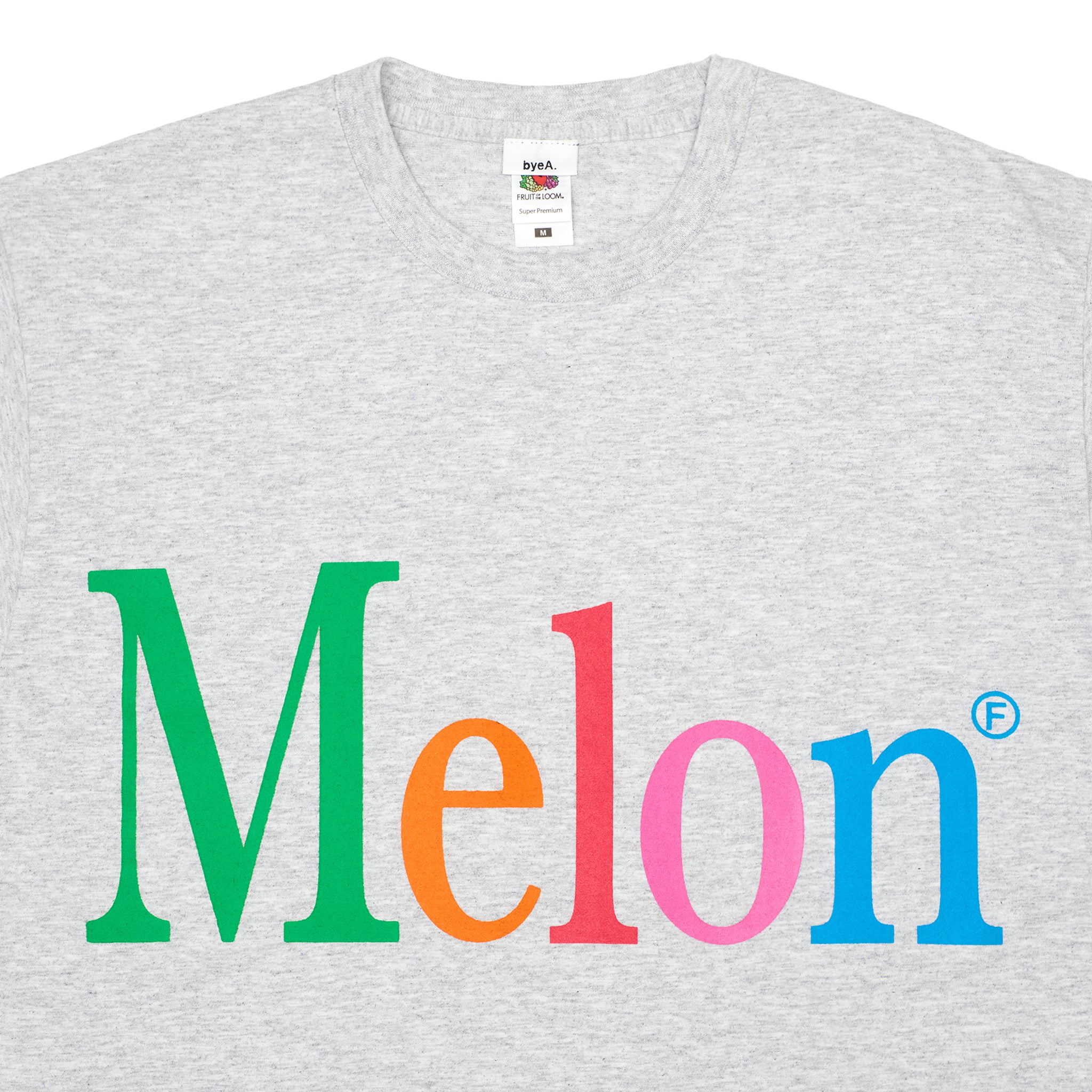 NOT APPLE TEE Melon GRAY（ノットアップルTシャツメロングレー）｜byeA.（バイエー）OFFICIAL ONLINE STORE