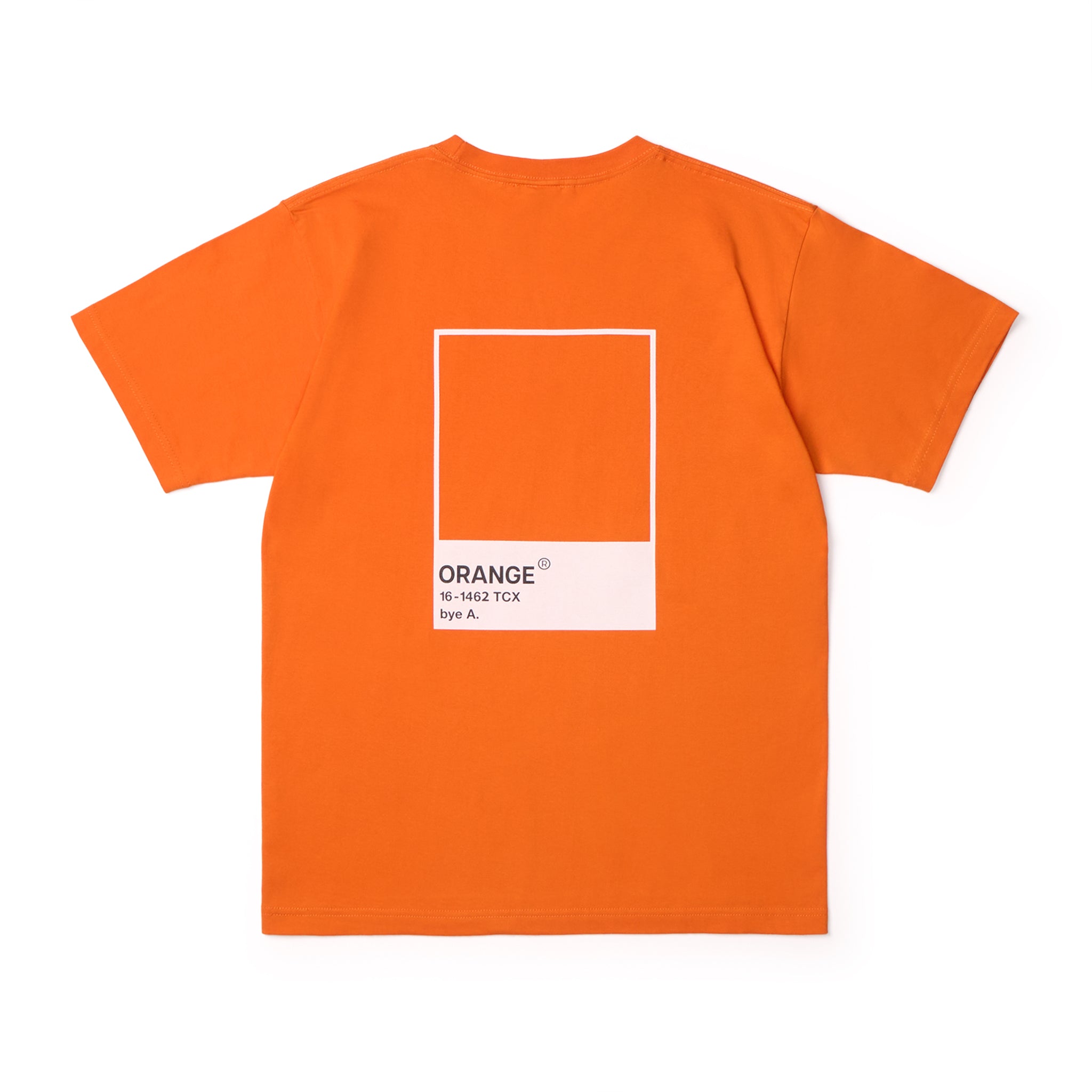 COLOR TEE ORANGE（カラーTシャツオレンジ）｜byeA.（バイエー）OFFICIAL ONLINE STORE