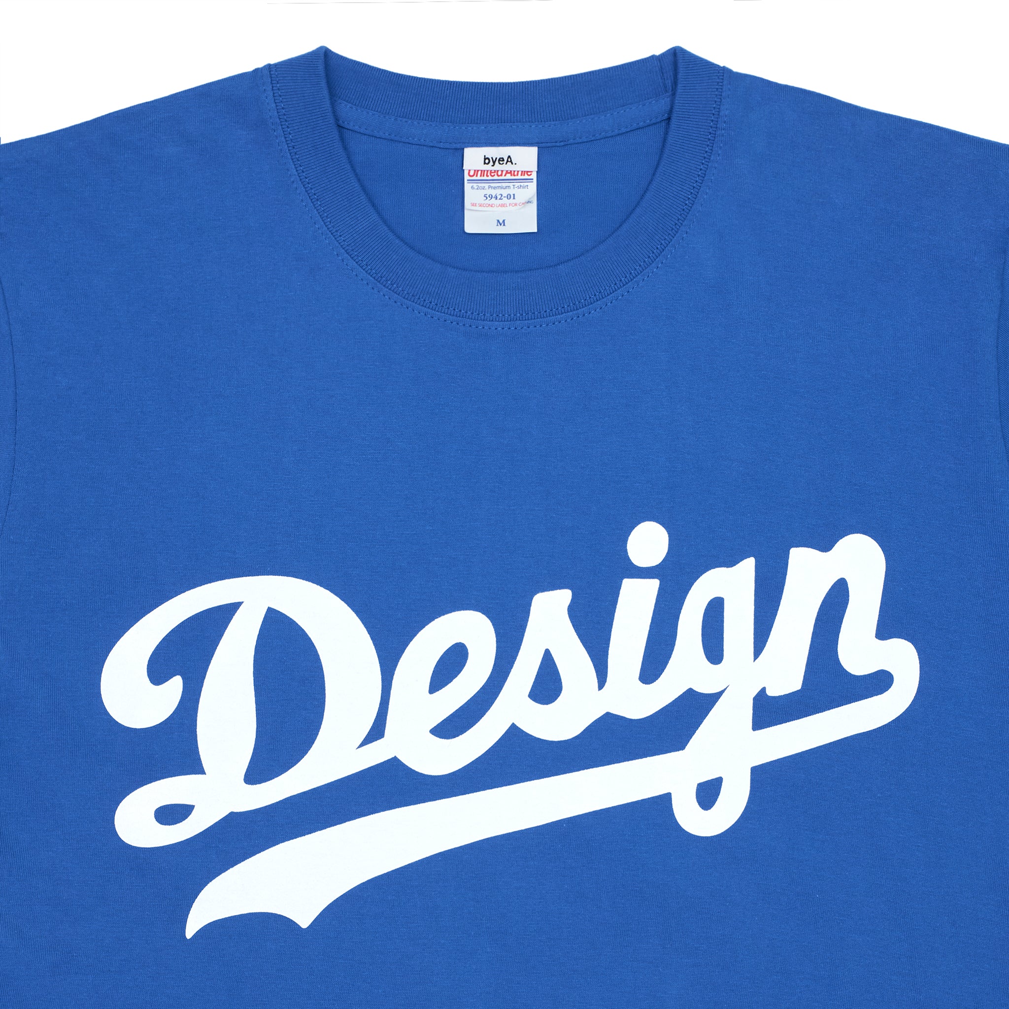 Design TEE BLUE（デザインTシャツブルー）｜byeA.（バイエー）OFFICIAL ONLINE STORE