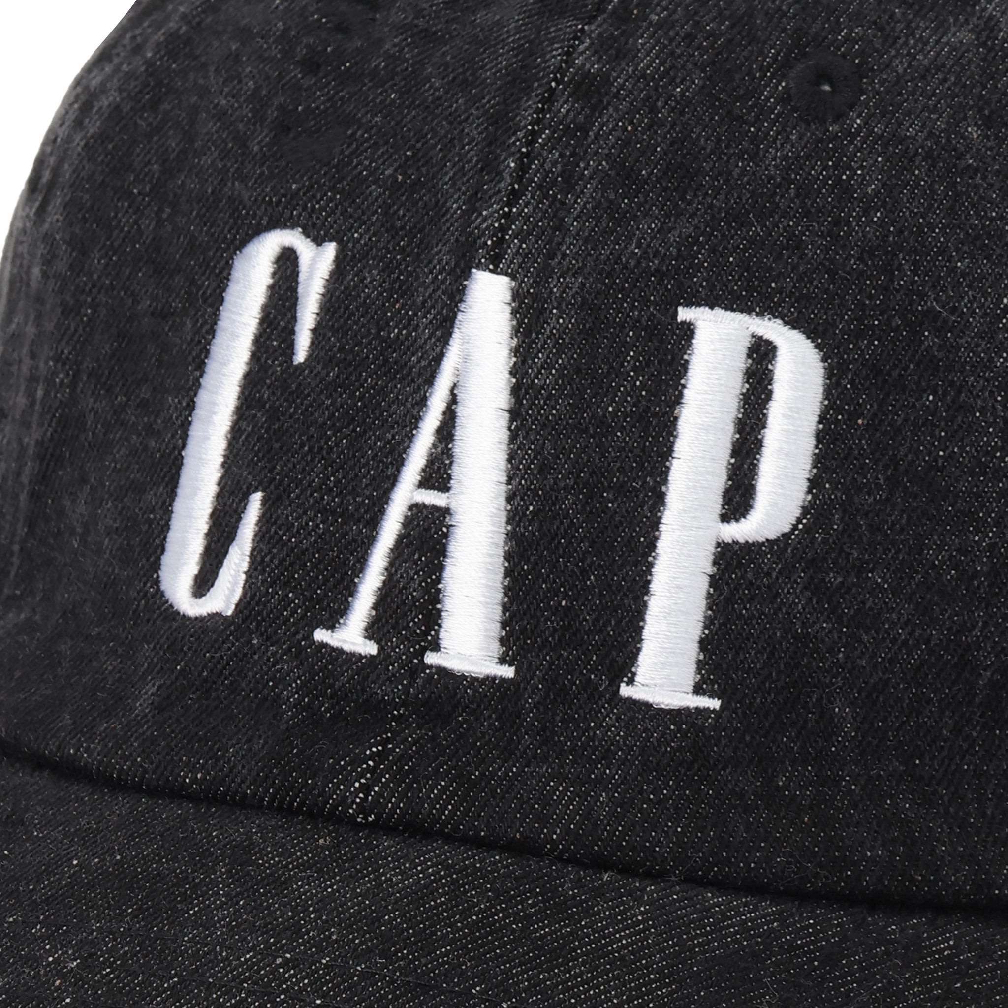 CAP CAP JEANS BLACK（キャップキャップジーンズブラック）｜byeA