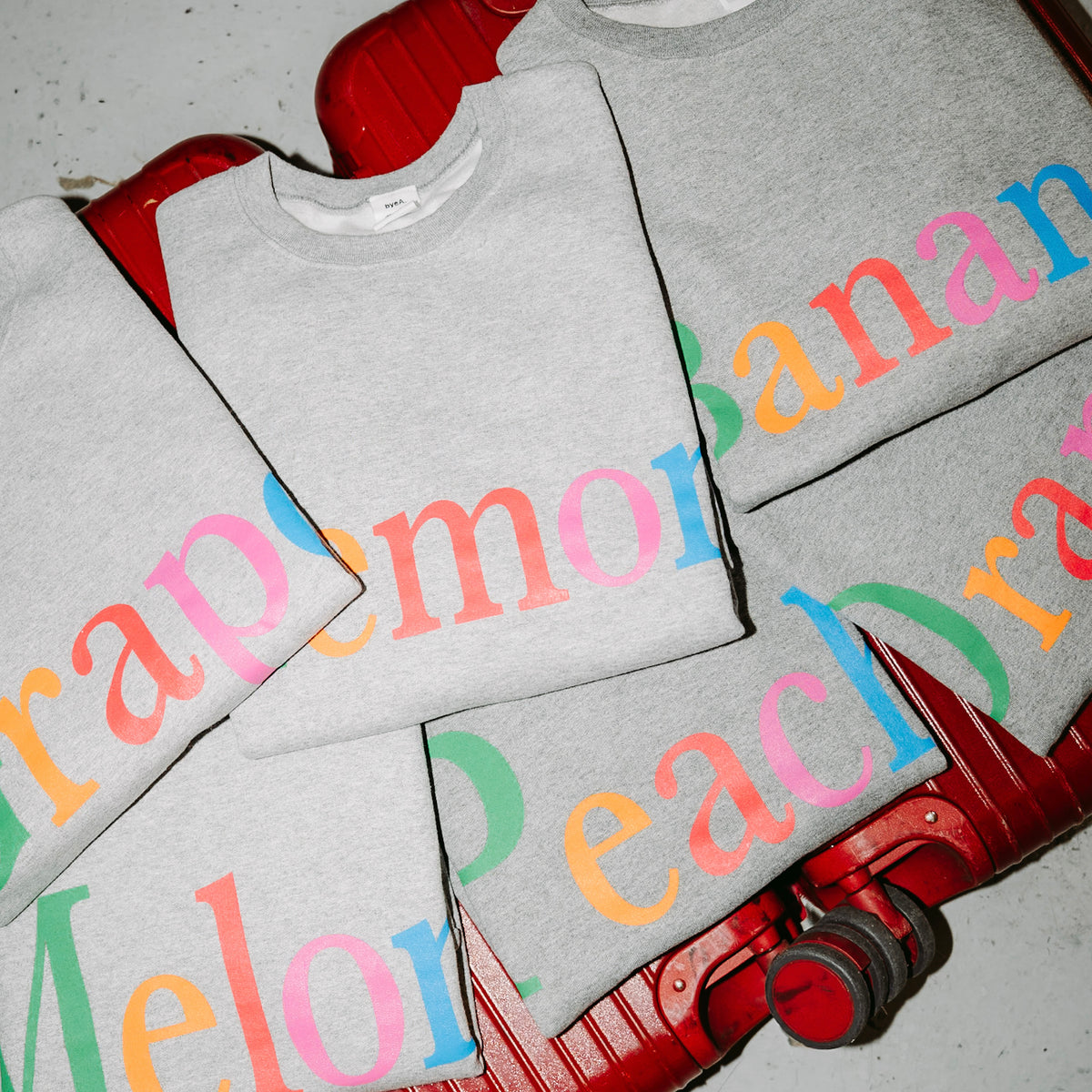 NOT APPLE SWEAT GRAY（ノットアップルスウェットグレー）｜byeA.（バイエー）OFFICIAL ONLINE STORE