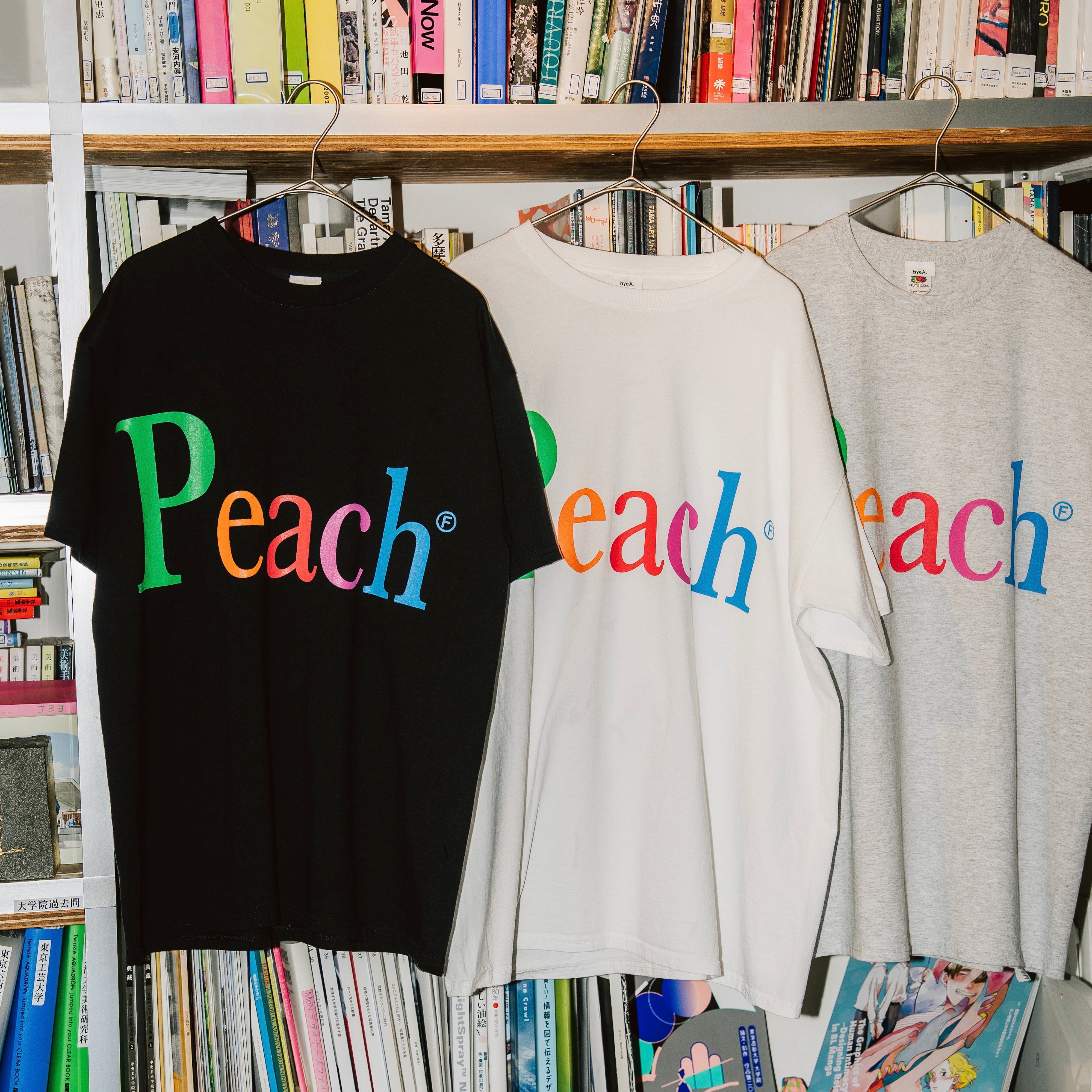 NOT APPLE TEE Peach BLACK（ノットアップルティーピーチブラック）｜byeA.（バイエー）OFFICIAL ONLINE STORE
