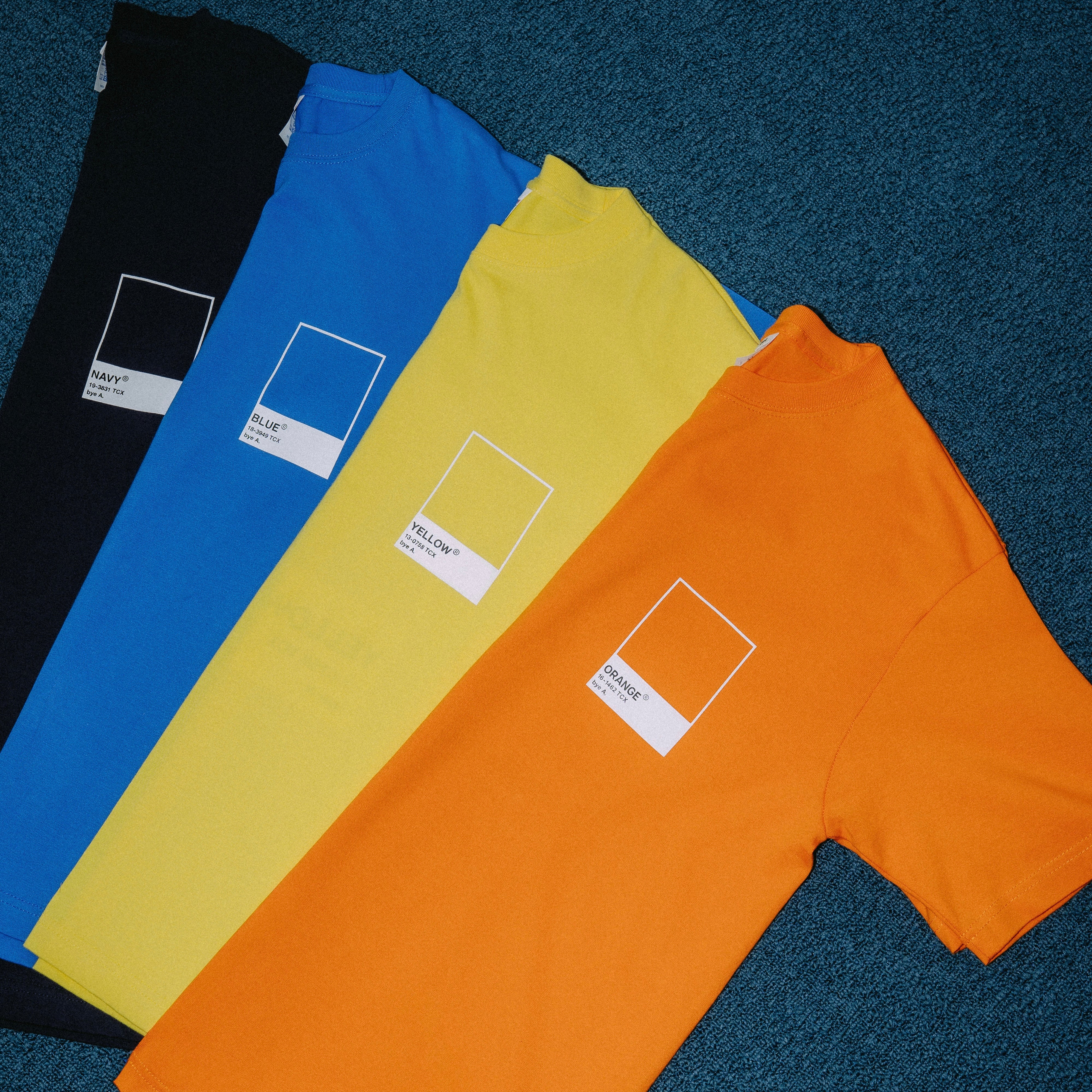 COLOR TEE ORANGE（カラーTシャツオレンジ）｜byeA.（バイエー）OFFICIAL ONLINE STORE