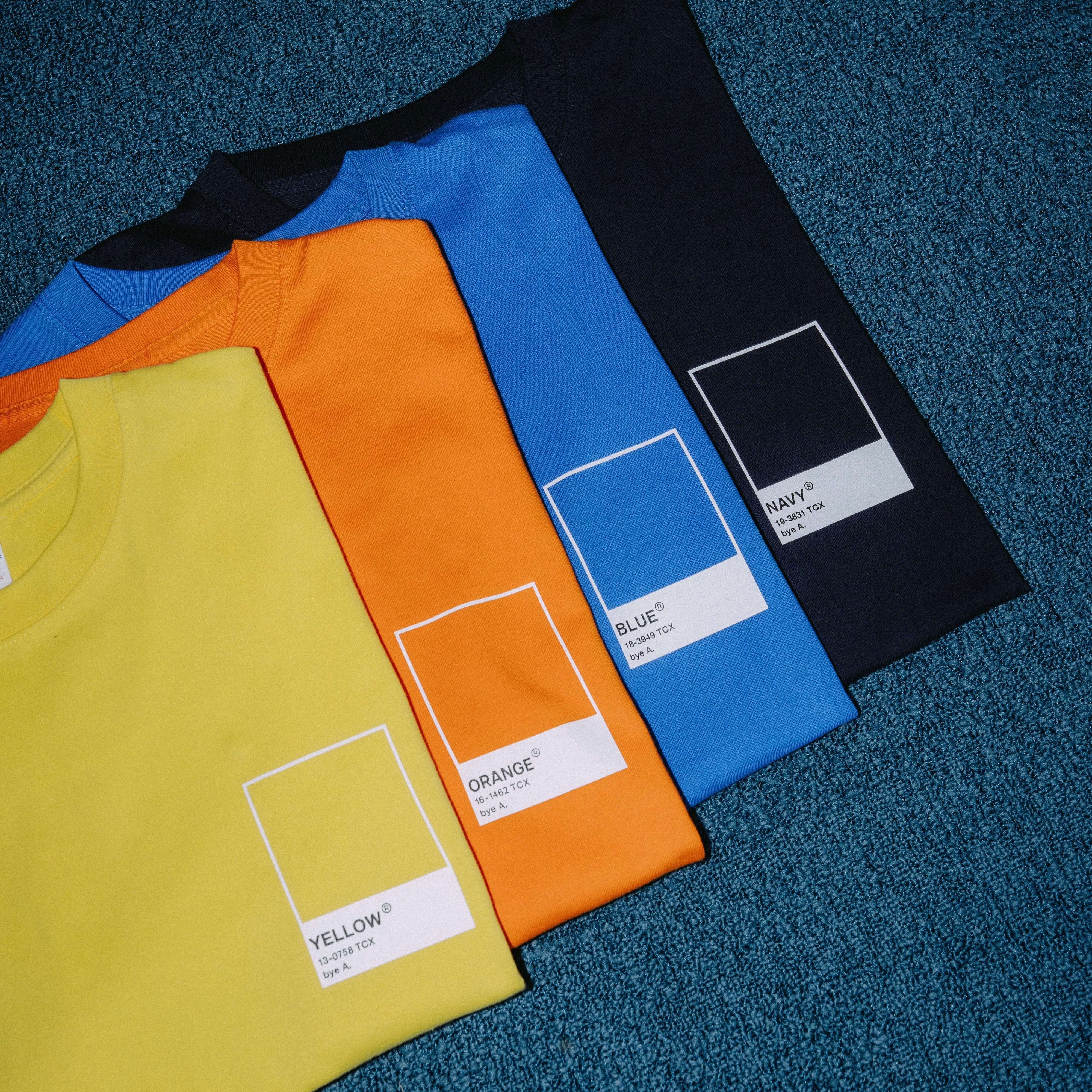 COLOR TEE ORANGE（カラーTシャツオレンジ）｜byeA.（バイエー）OFFICIAL ONLINE STORE