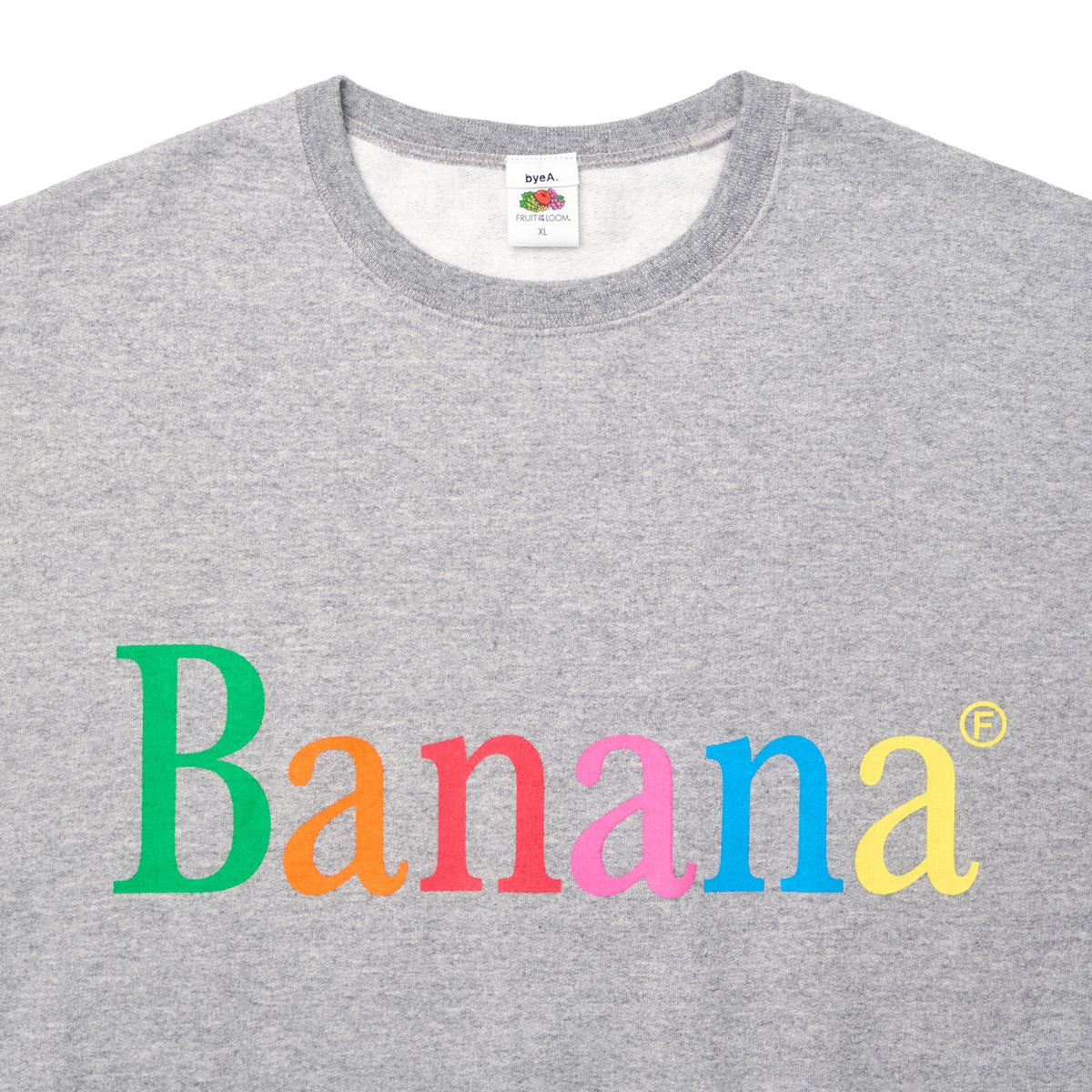 NOT APPLE SWEAT Banana GRAY（ノットアップルスウェットバナナグレー）｜byeA.（バイエー）OFFICIAL ONLINE STORE