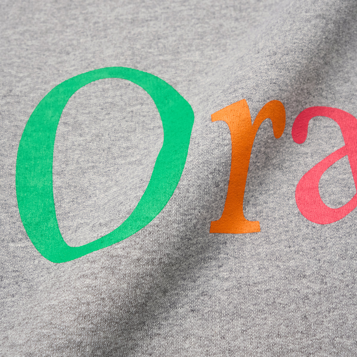 NOT APPLE SWEAT Orange GRAY（ノットアップルスウェットオレンジグレー）｜byeA.（バイエー）OFFICIAL ONLINE STORE