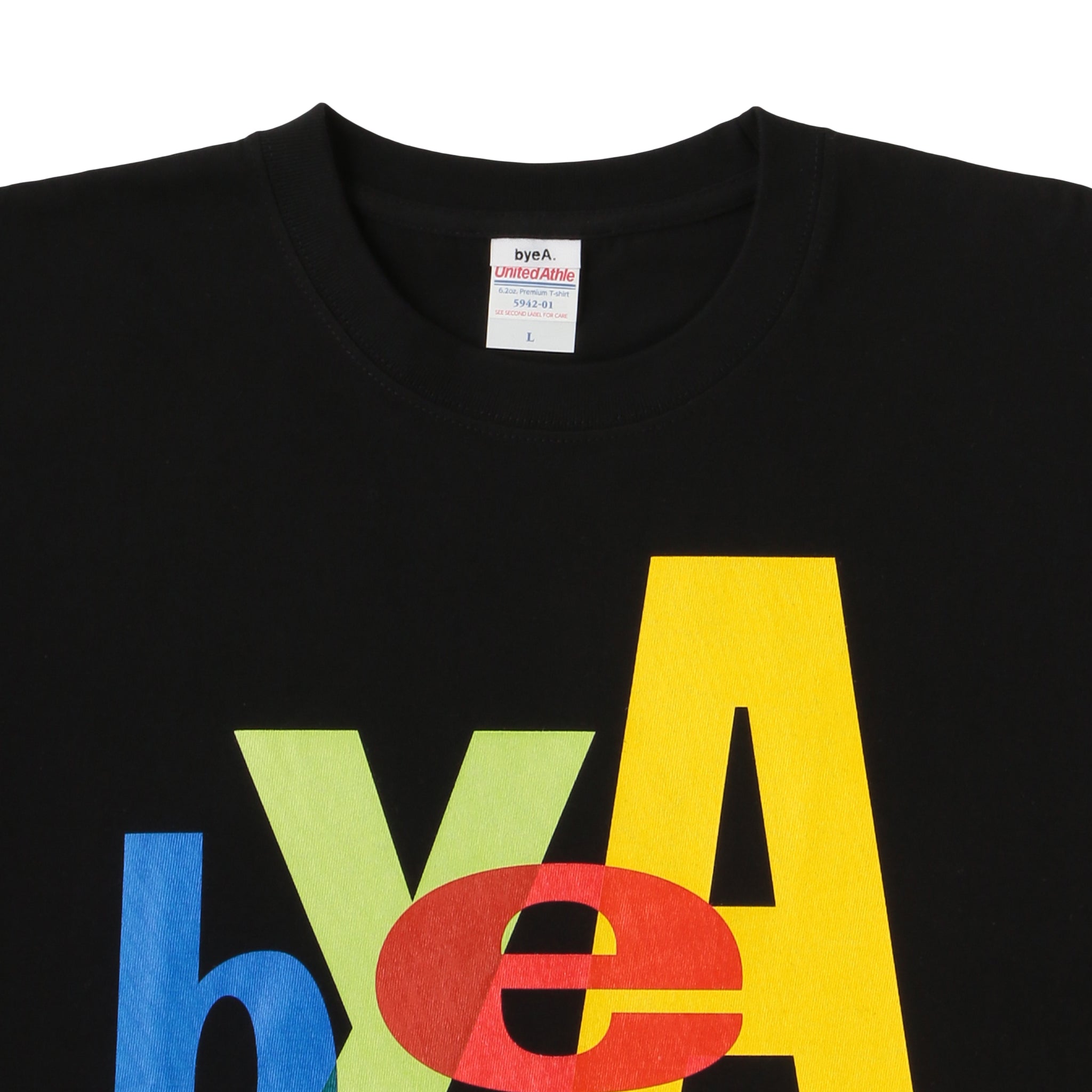 byeA. TEE BLACK（バイエーTシャツブラック）｜byeA.（バイエー）OFFICIAL ONLINE STORE
